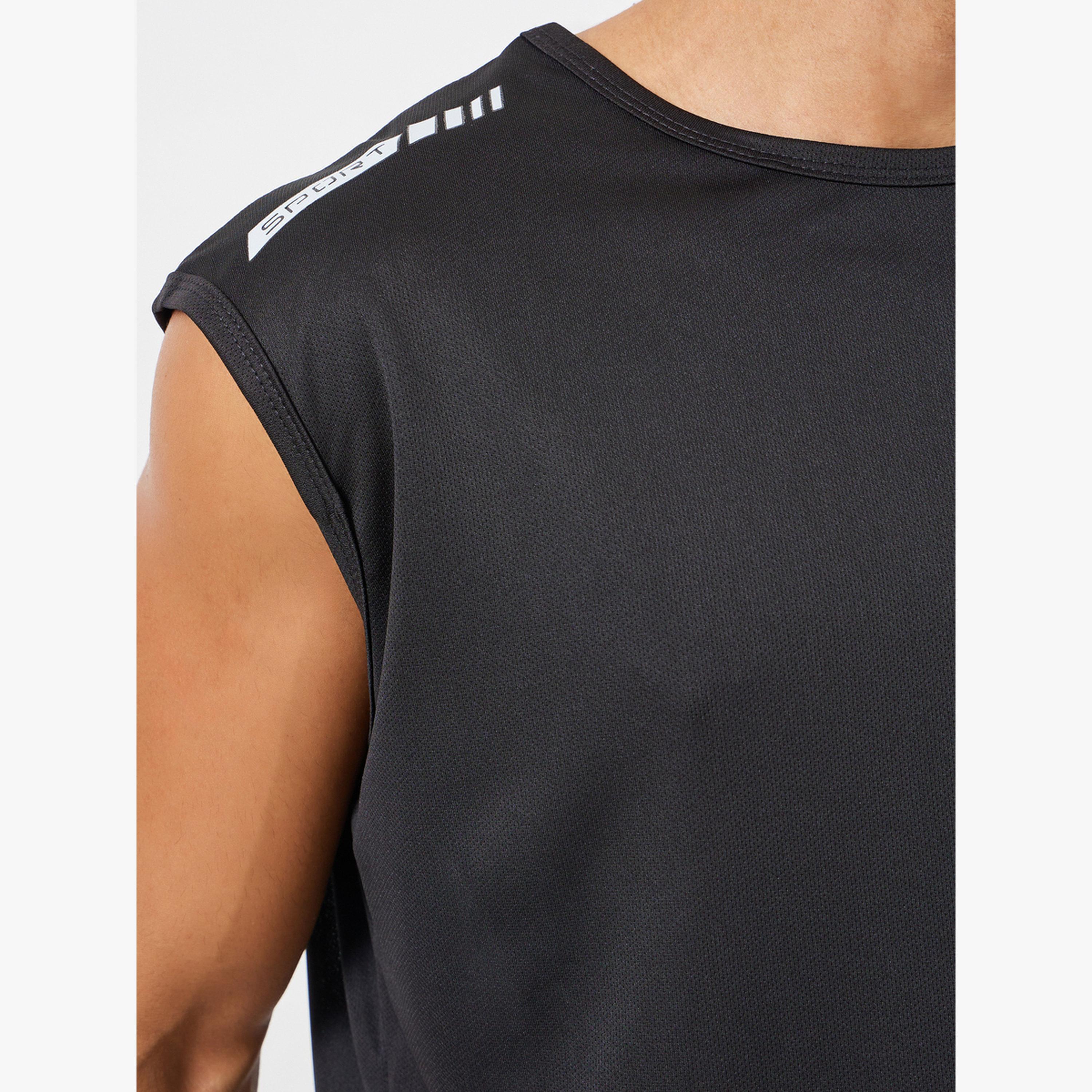 Styli Regular Fit Quick Dry Textured Athleisure Tank-men-clothing-sportswearandactivewear-tshirtsandpolos-image-4