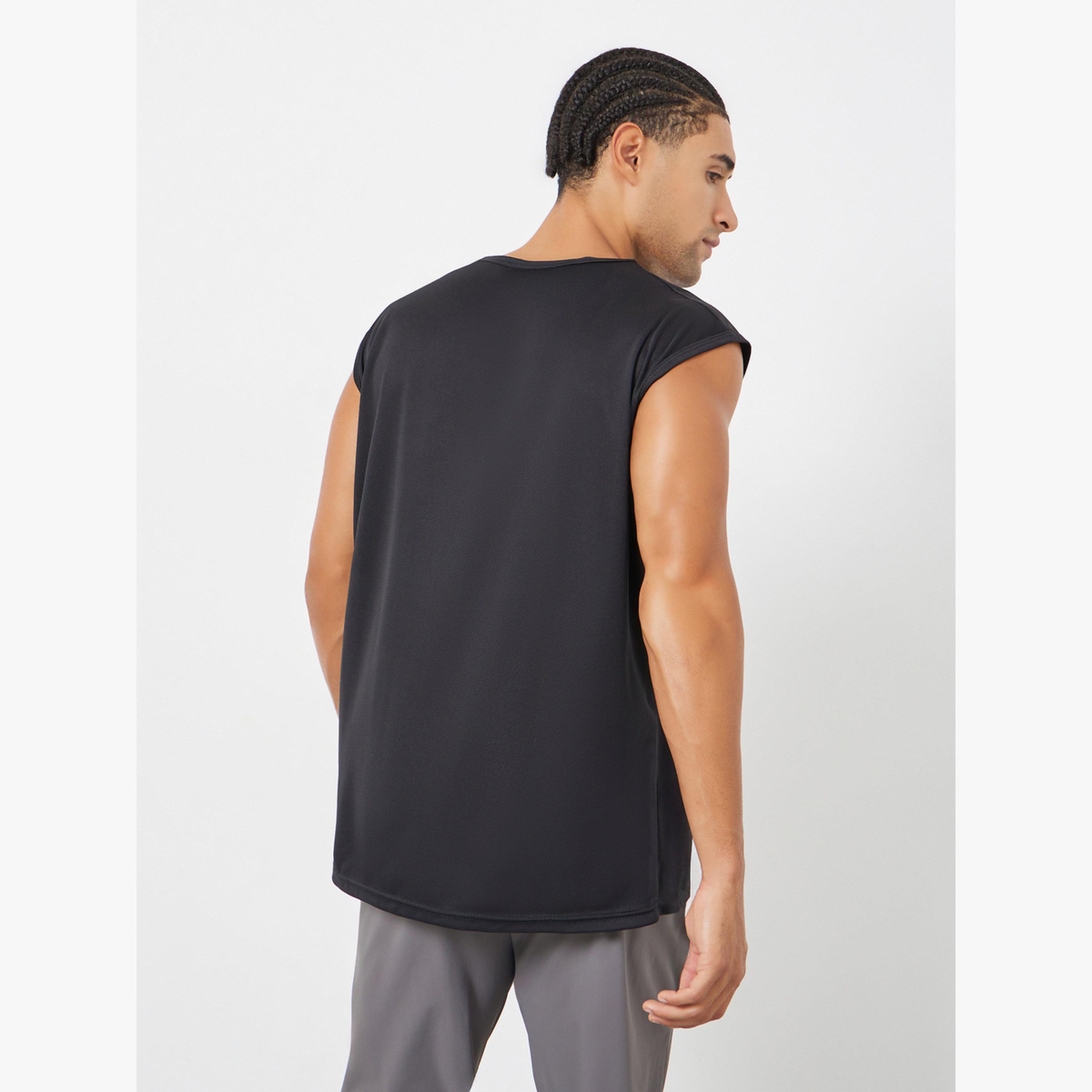 Styli Regular Fit Quick Dry Textured Athleisure Tank-men-clothing-sportswearandactivewear-tshirtsandpolos-image-5