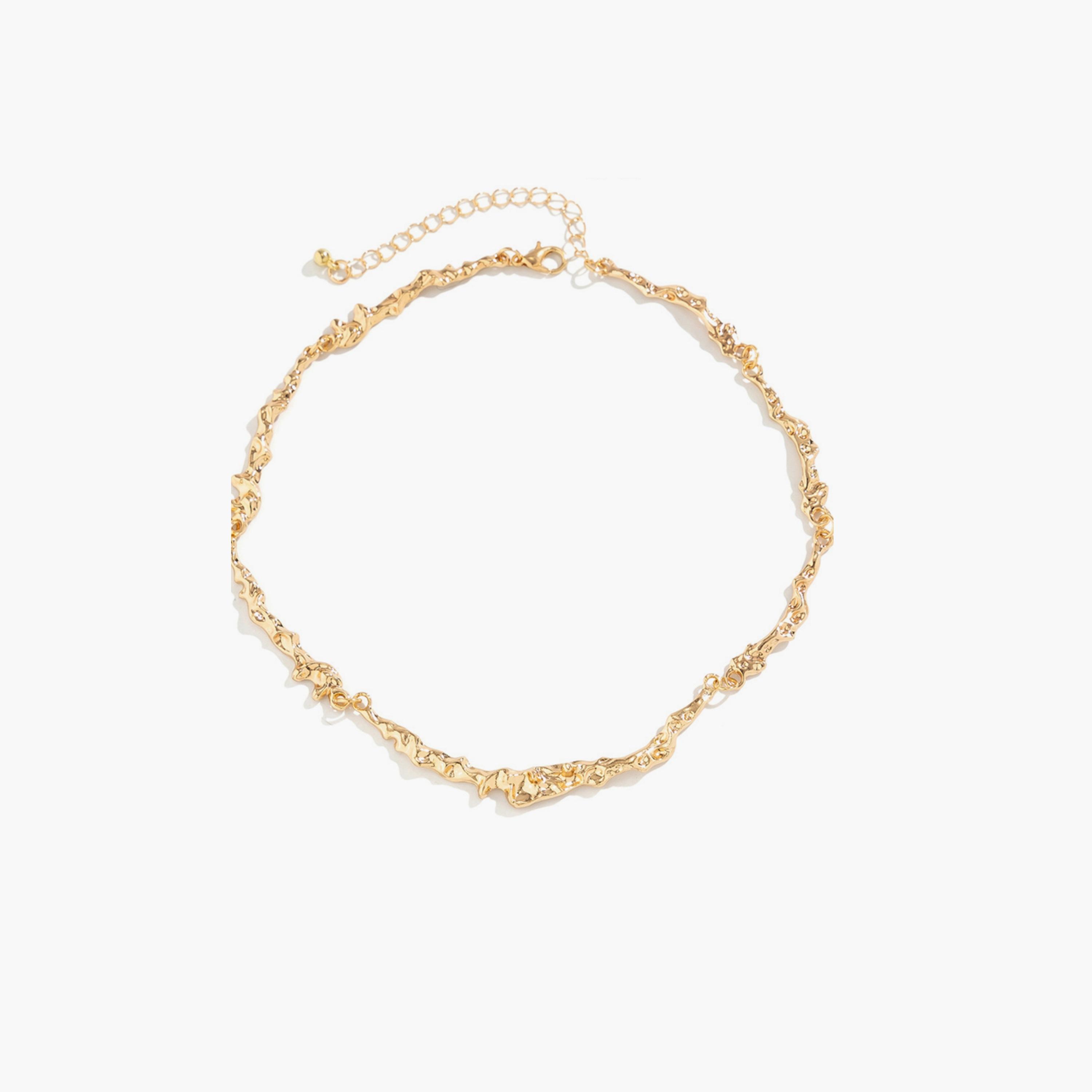 Take Two Women  Texture Chain Necklace-women-watchesandjewellery-jewellery-necklacesandpendants-image-1