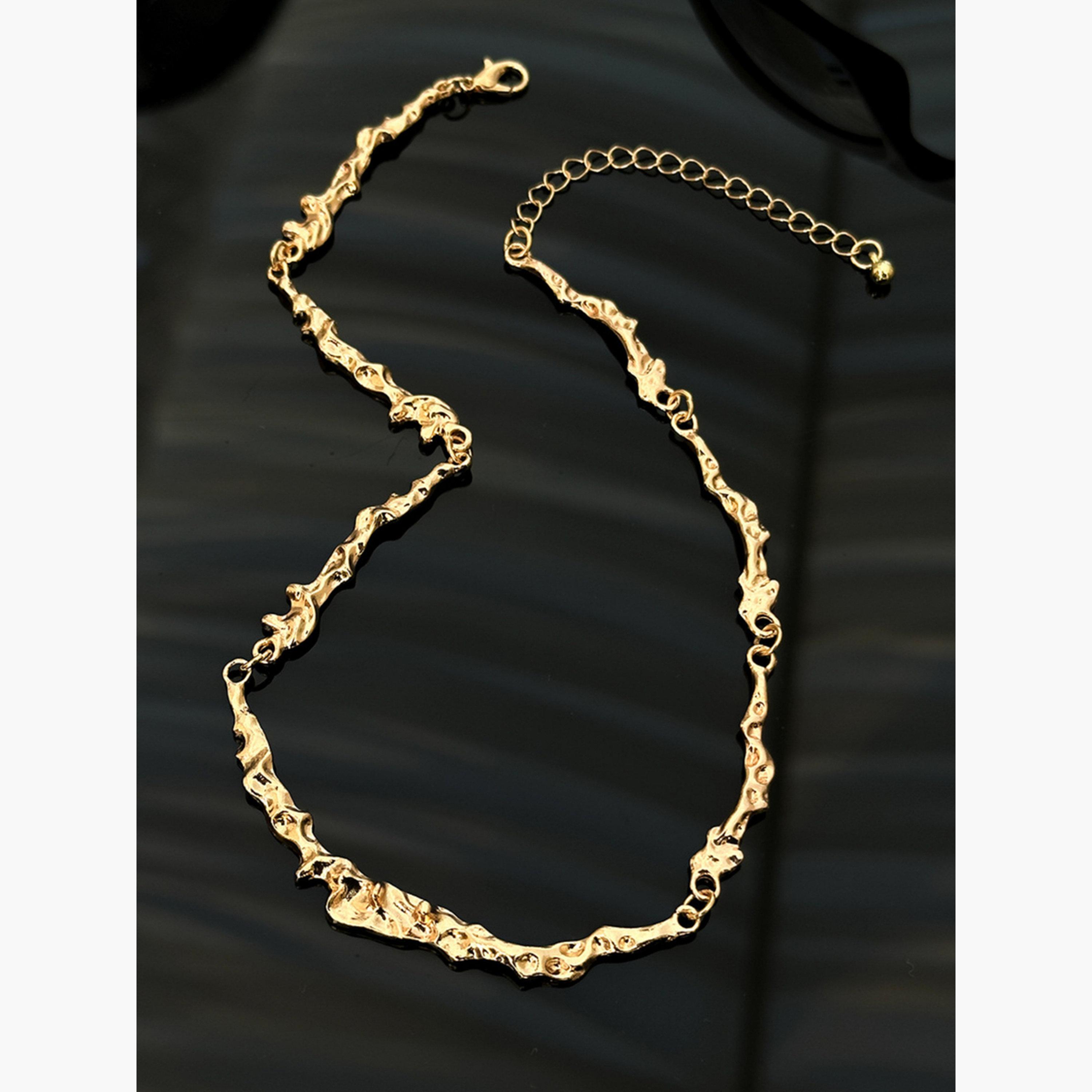 تيك تو - قلادة سلسلة الملمس-women-watchesandjewellery-jewellery-necklacesandpendants-image-4