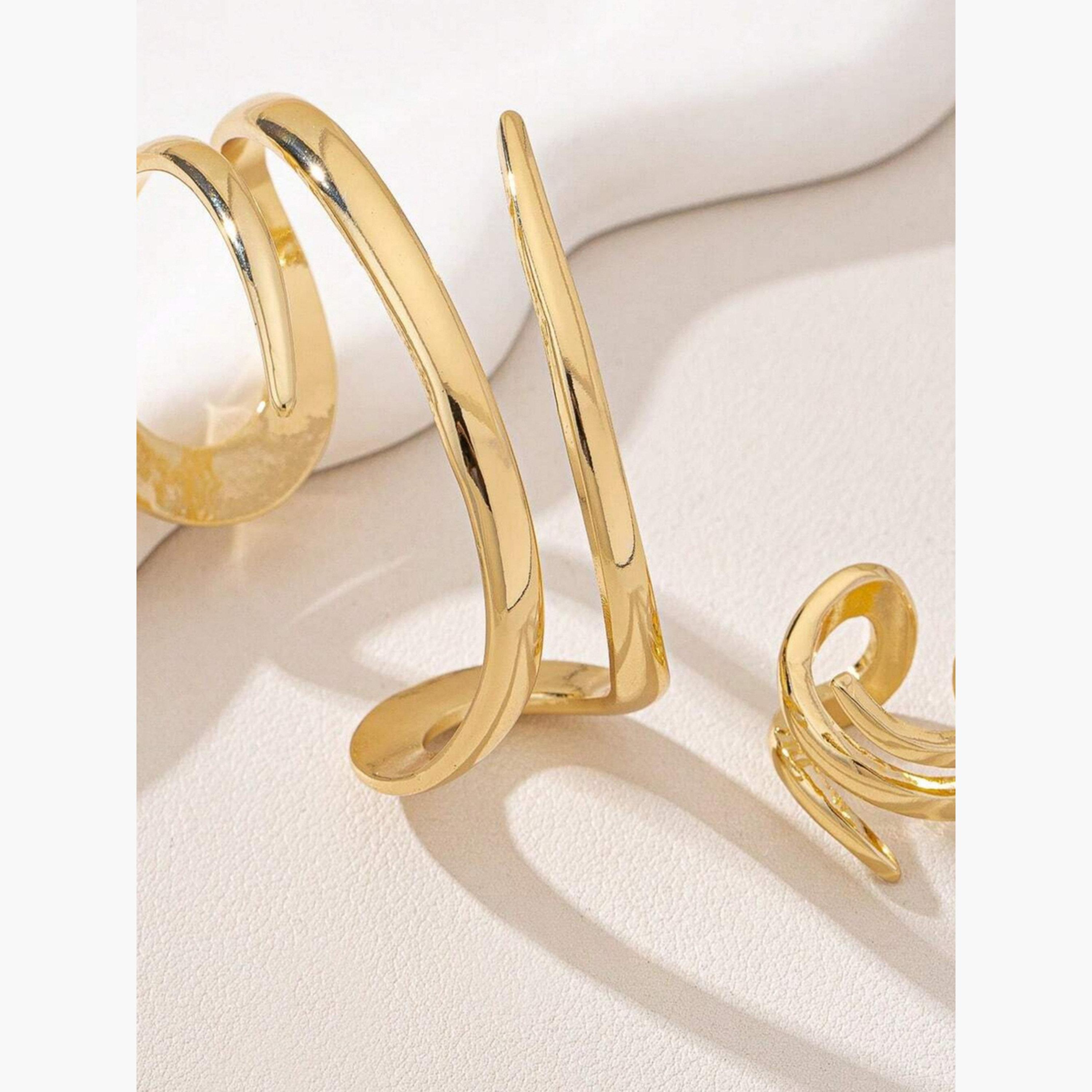 Take Two Women  Waterdrop Shape Ring And Cuff Bracelet Jewelry Set-women-watchesandjewellery-jewellery-jewellerysets-image-5