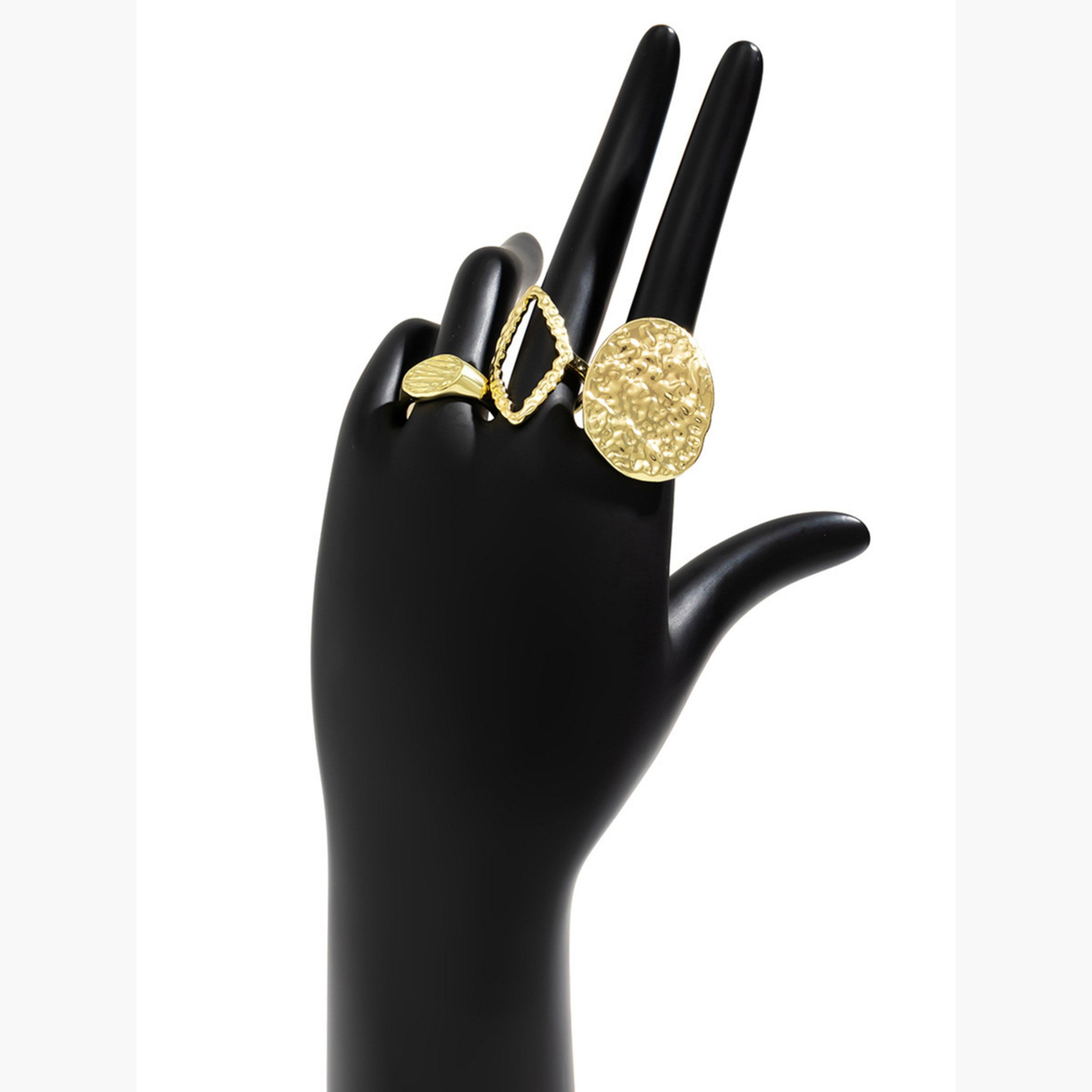 Take Two Women  Set of 3 - Gold Tone Alloy Ring-women-watchesandjewellery-jewellery-rings-image-5