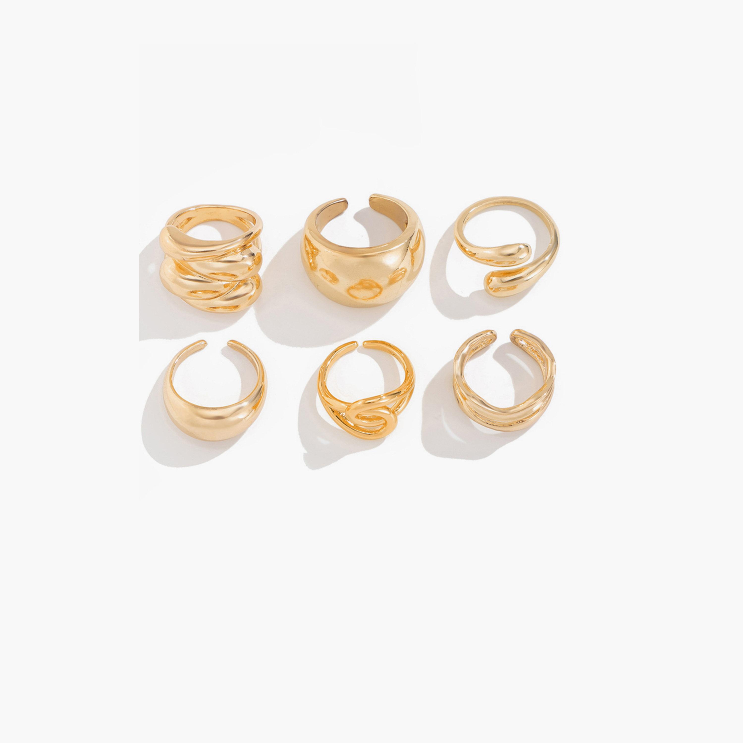 Take Two Women  Set of 6 - Assorted Rings-women-watchesandjewellery-jewellery-rings-image-1