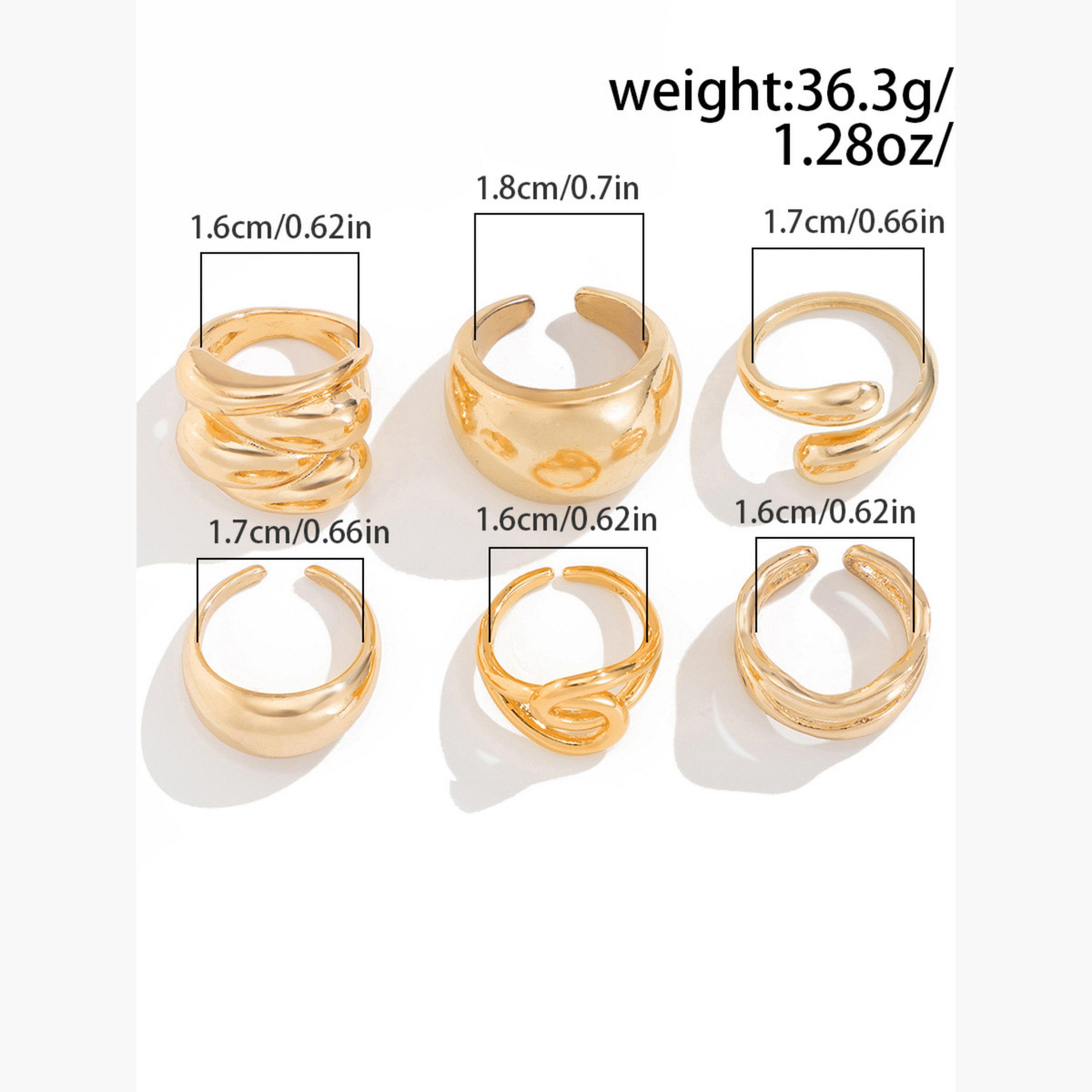 Take Two Women  Set of 6 - Assorted Rings-women-watchesandjewellery-jewellery-rings-image-4