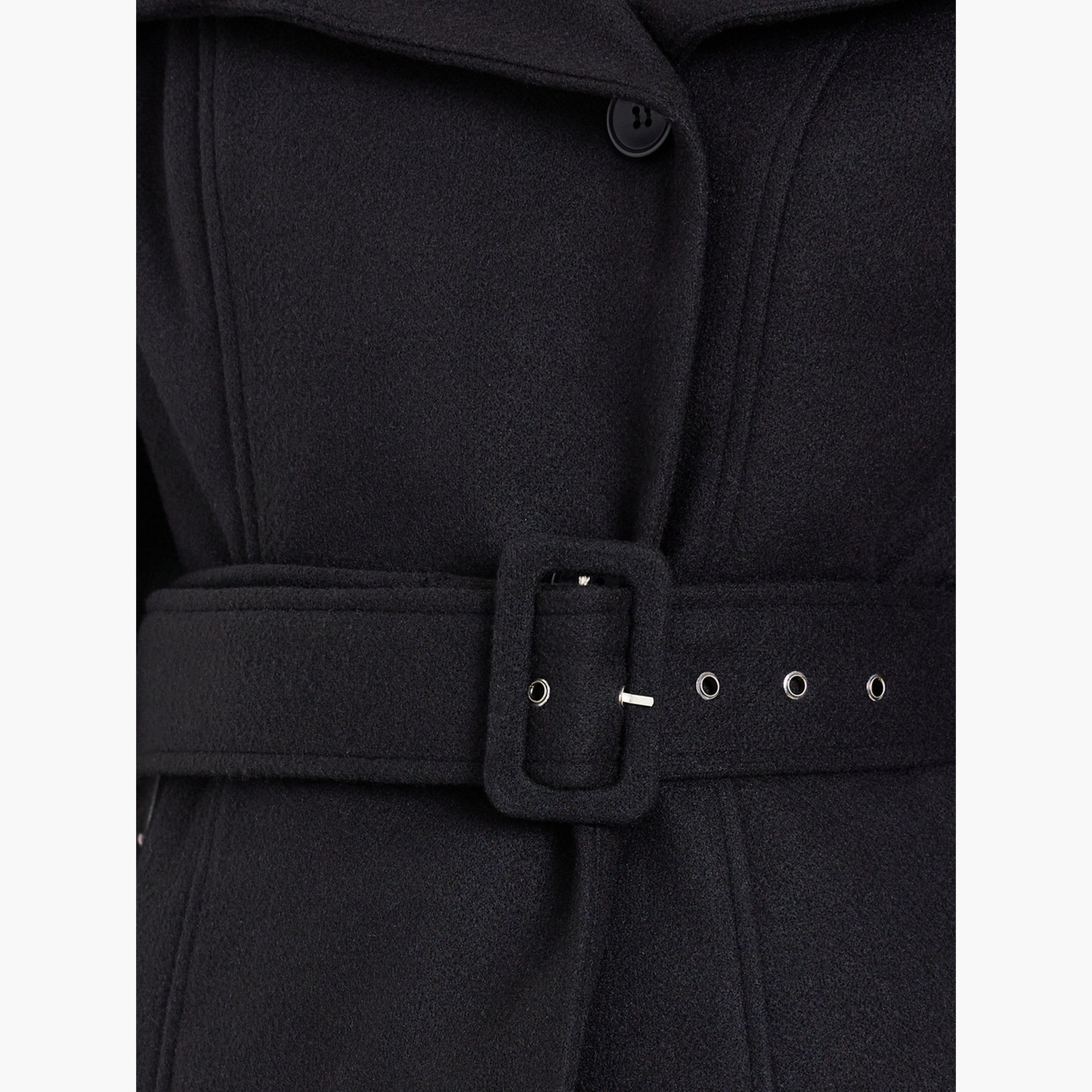 ستايلي - معطف نسائي أسود متوسط ​​الطول بحزام من الصوف-women-winterwear-coatsandjackets-coats-image-5