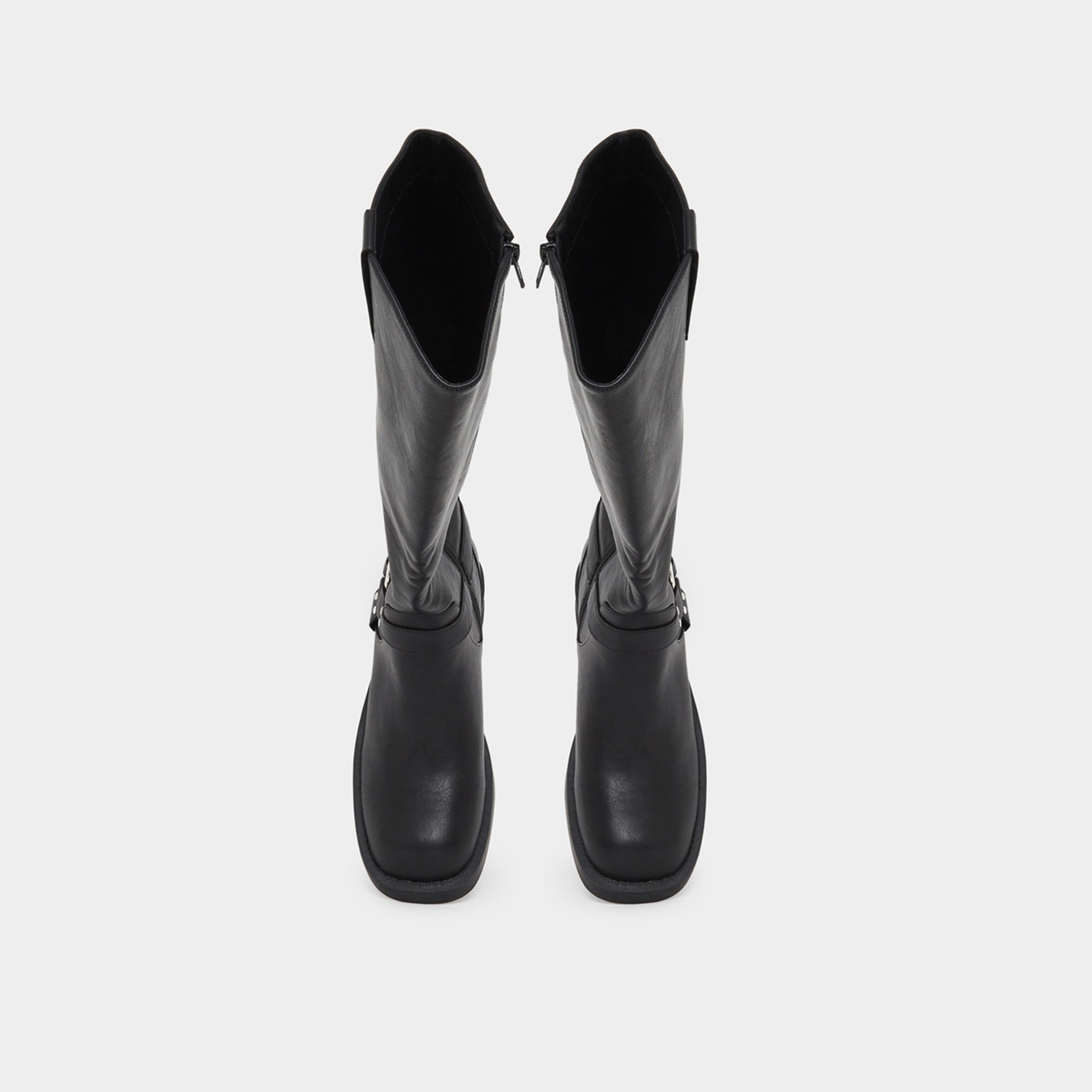 Styli Women Punk Goth Knight High Boots with Full Zip Closure-women-shoes-boots-image-6