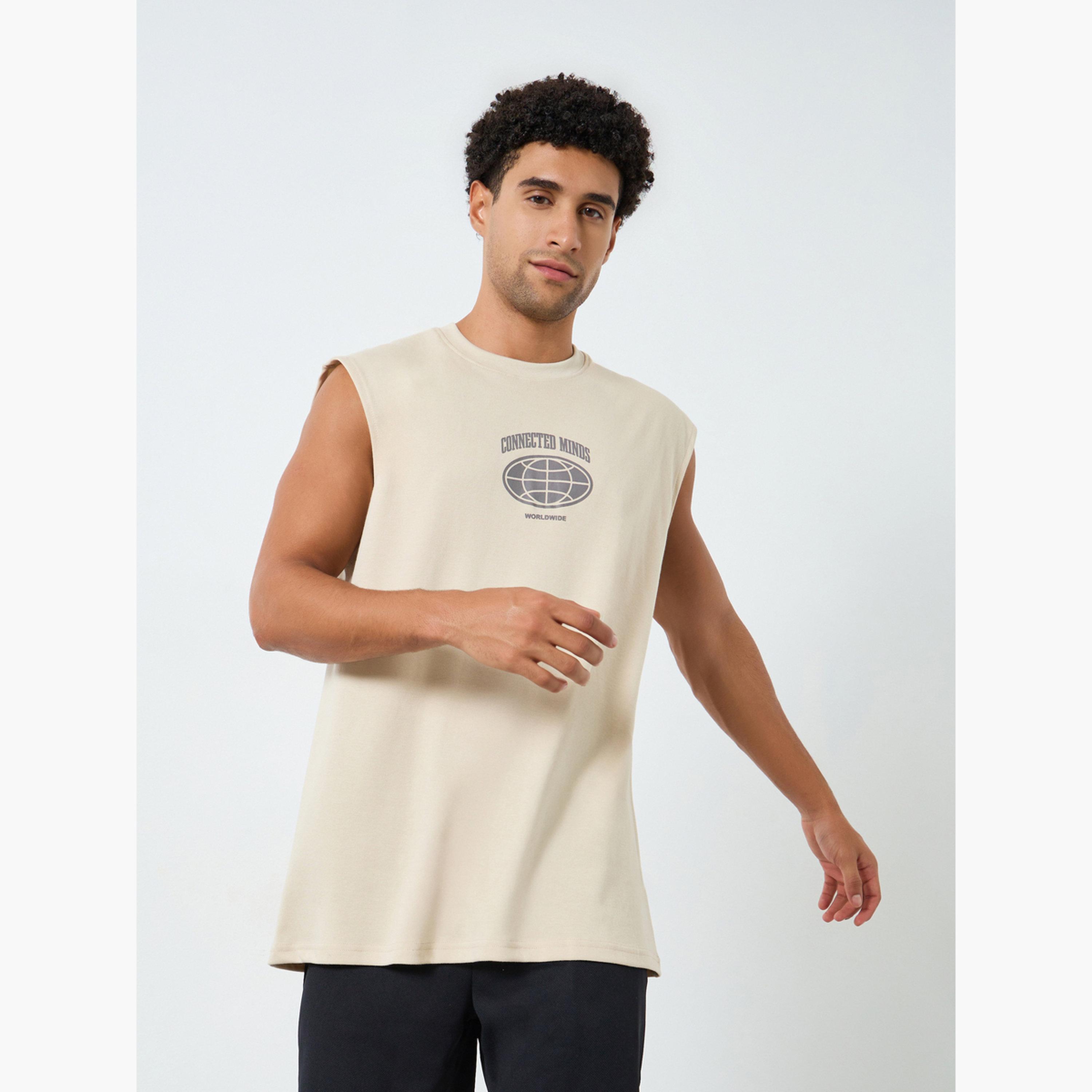 Styli Men Oversized Round Neck Tank-men-clothing-sportswearandactivewear-tshirtsandpolos-image-1