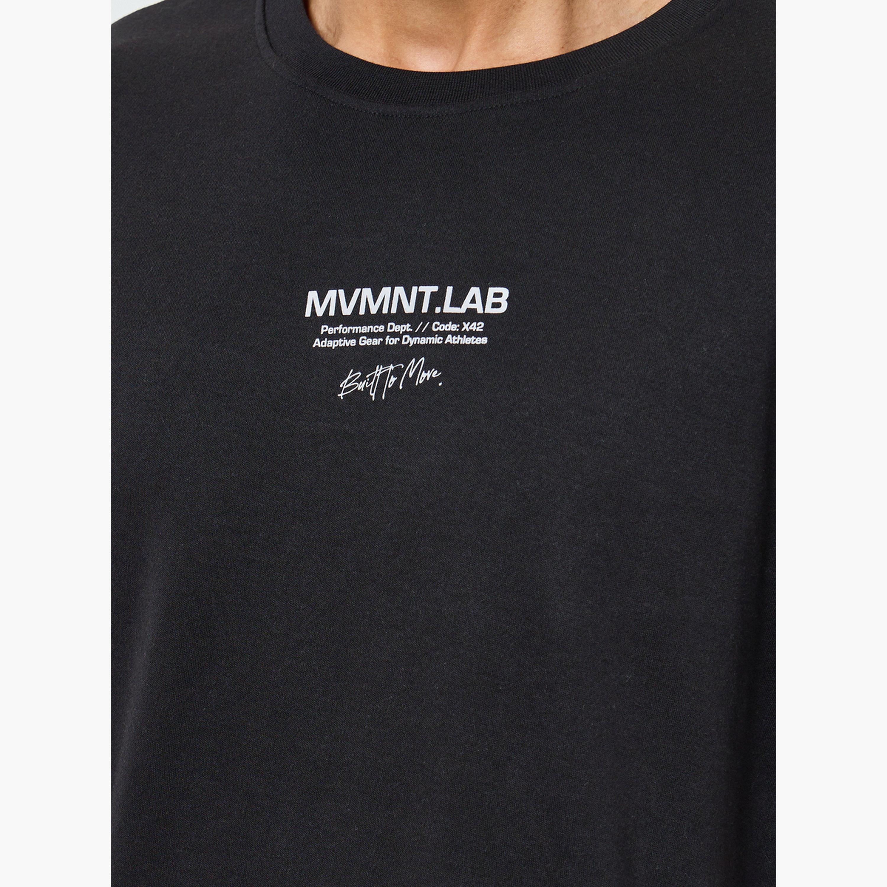 Styli Men Oversized Minimal Front Print T-Shirt-men-clothing-sportswearandactivewear-tshirtsandpolos-image-5