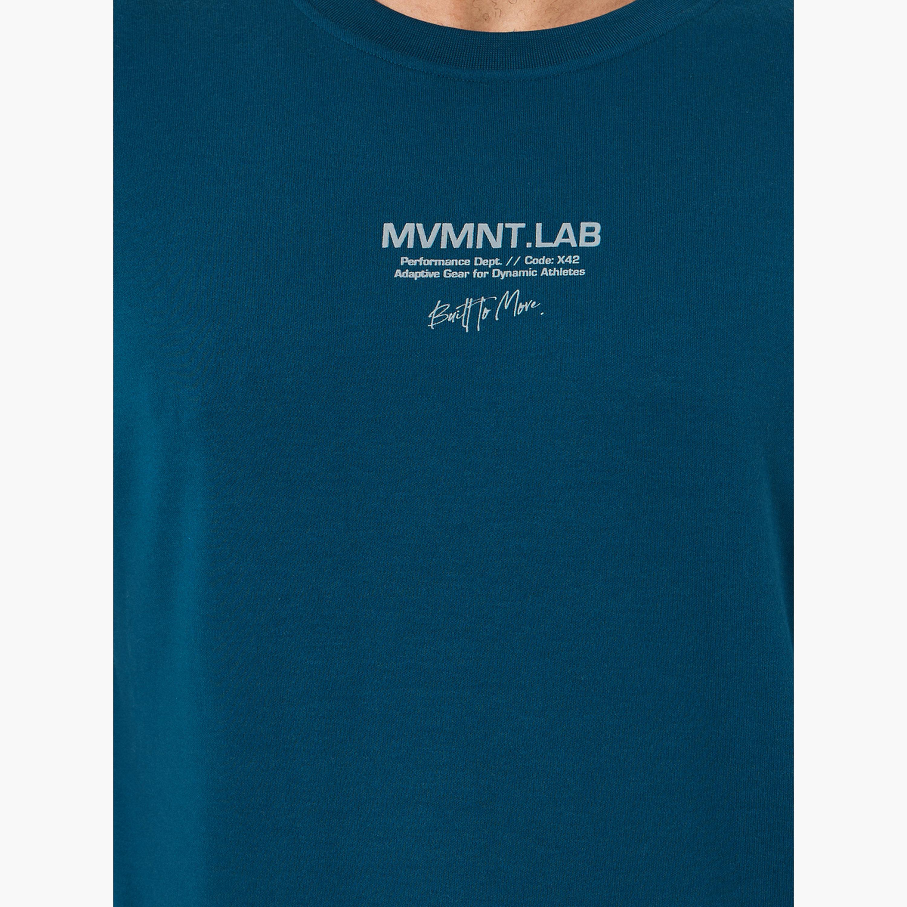 Styli Men Oversized Minimal Front Print T-Shirt-men-clothing-sportswearandactivewear-tshirtsandpolos-image-4
