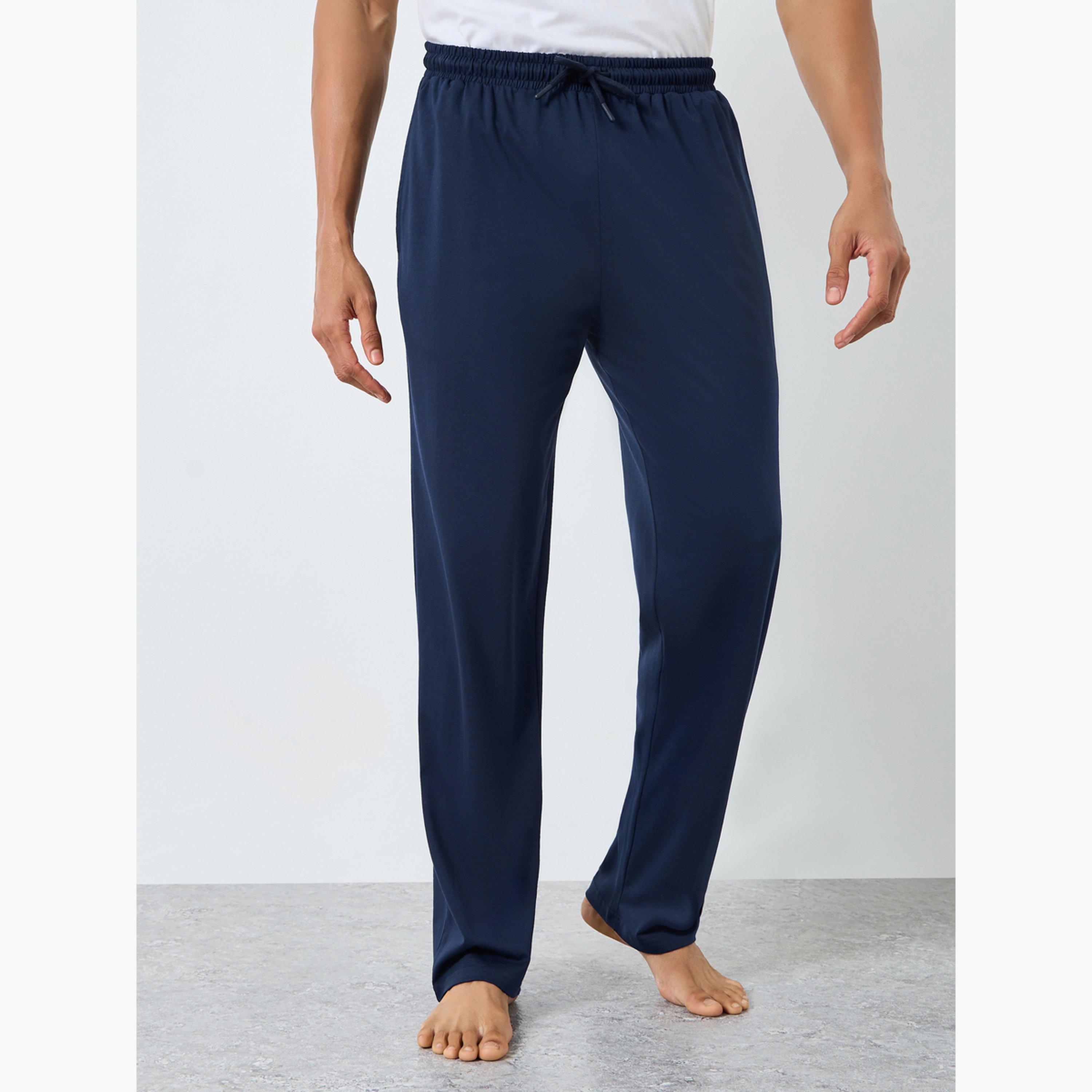بنطال بيجاما قطن بقصة مريحة-men-clothing-nightwear-pyjamaandshorts-image-1