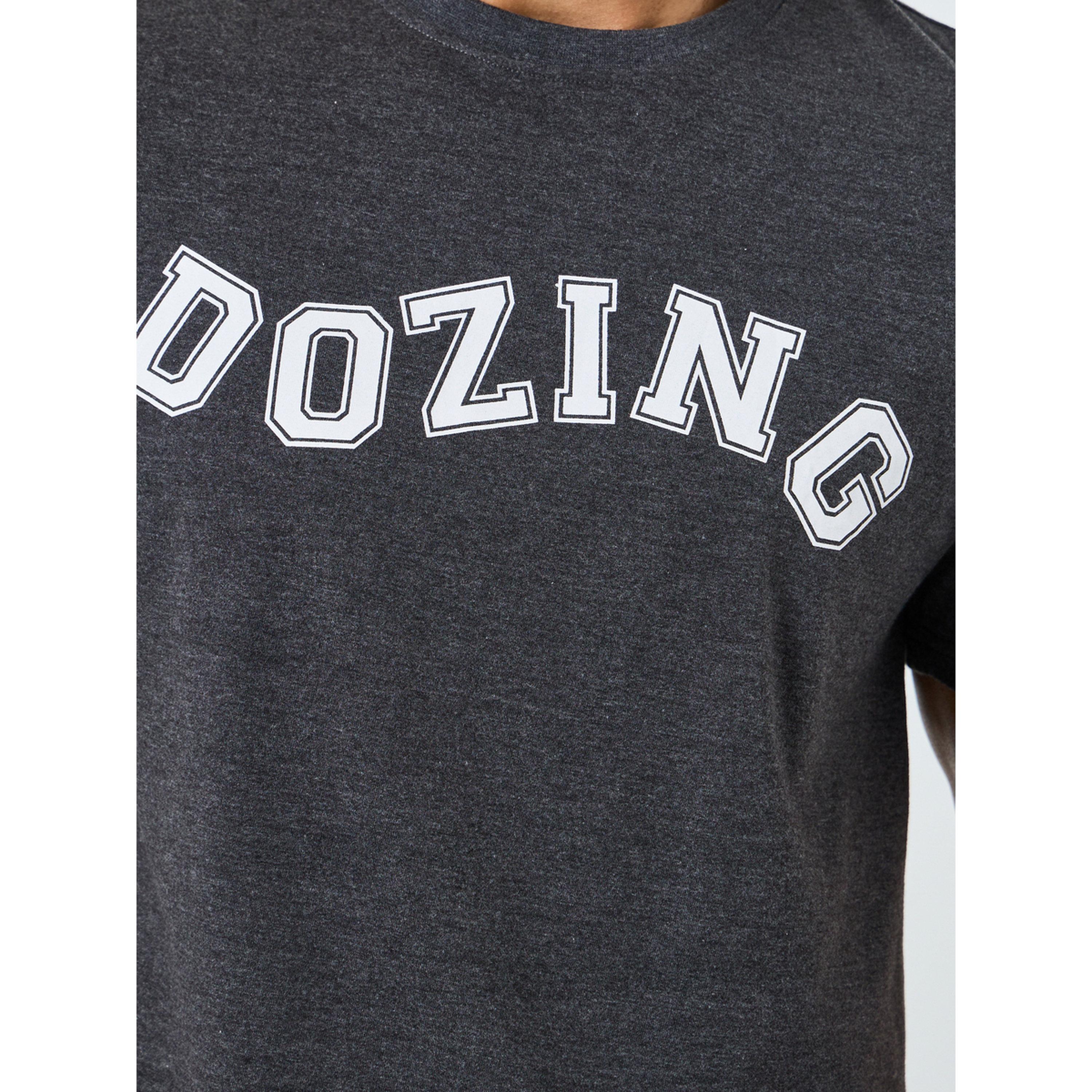 Styli Men Grey Printed T-Shirt and Shorts Pyjama Set-men-clothing-nightwear-sets-image-5
