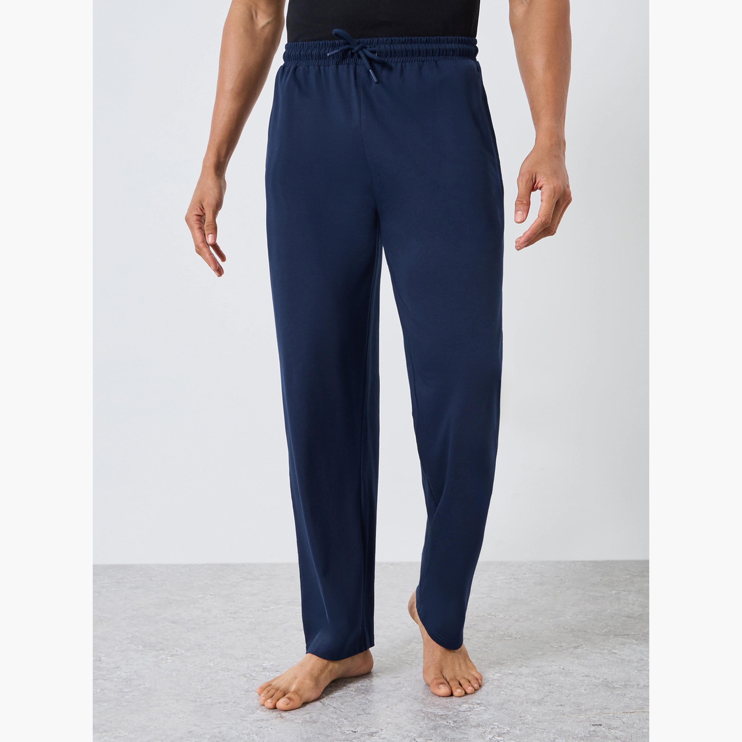 مجموعة من 2 بنطال بيجاما قطن سادة-men-clothing-nightwear-pyjamaandshorts-image-3