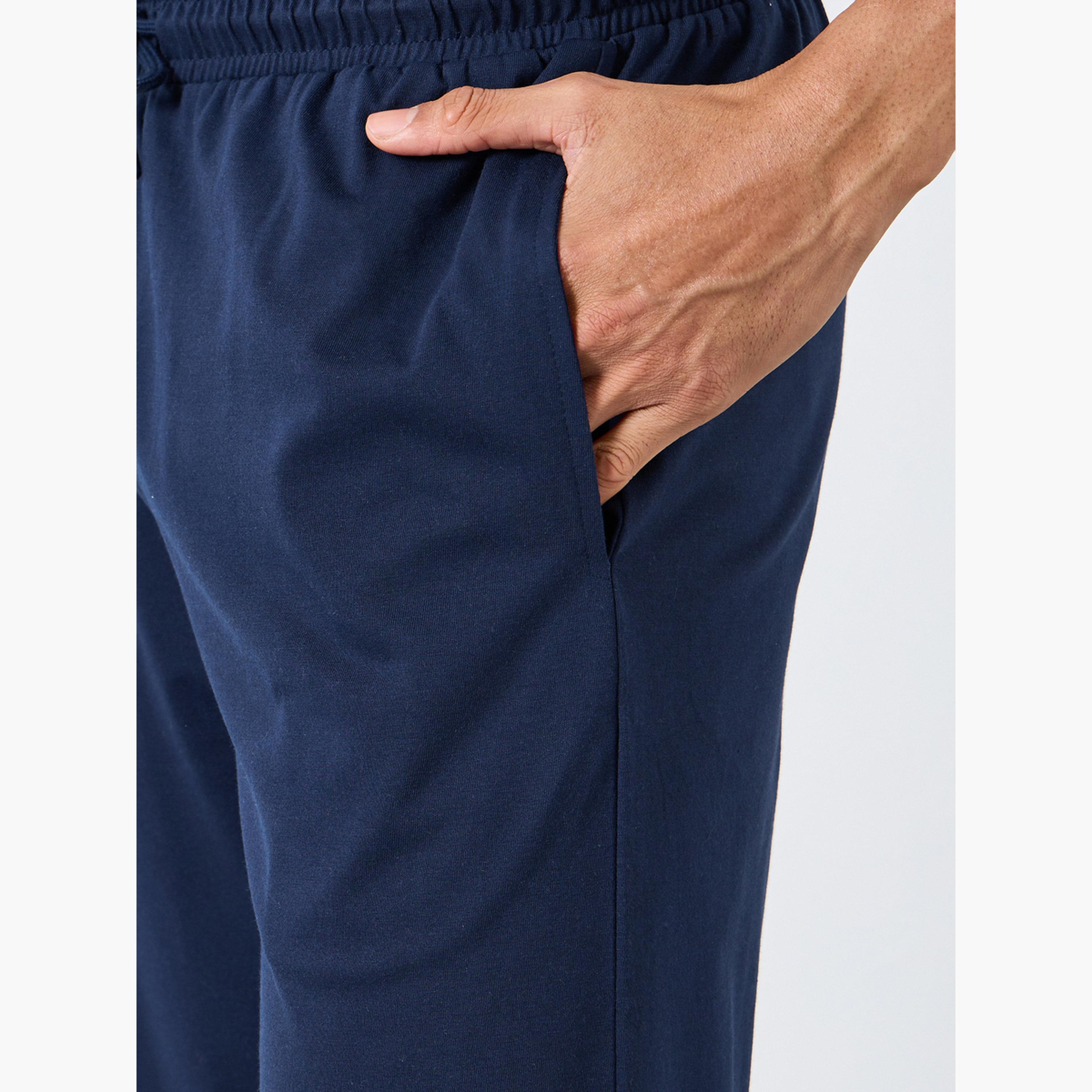 مجموعة من 2 بنطال بيجاما قطن سادة-men-clothing-nightwear-pyjamaandshorts-image-5