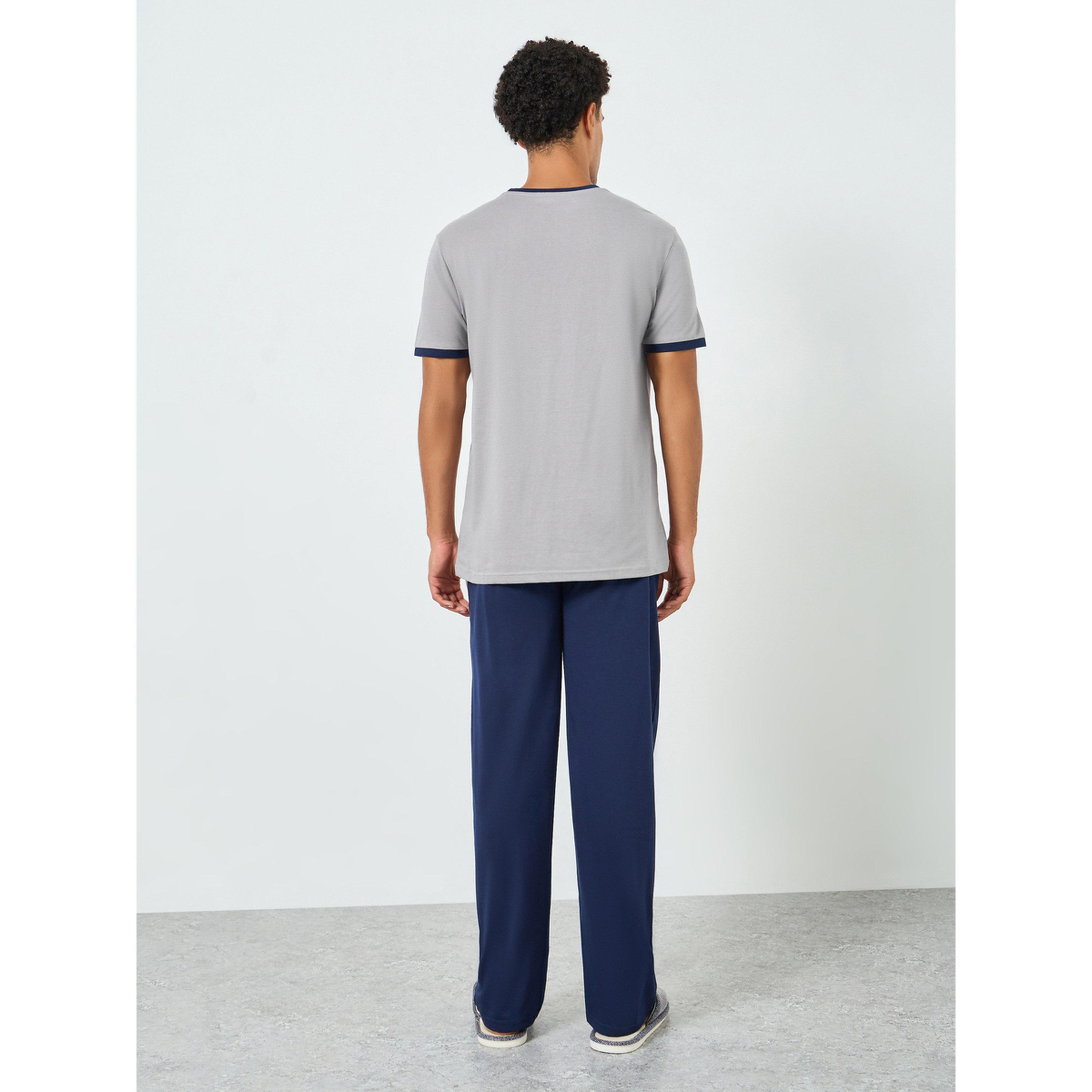 Styli Men Sleep Graphic T-Shirt and Pyjama Set-men-clothing-nightwear-sets-image-3