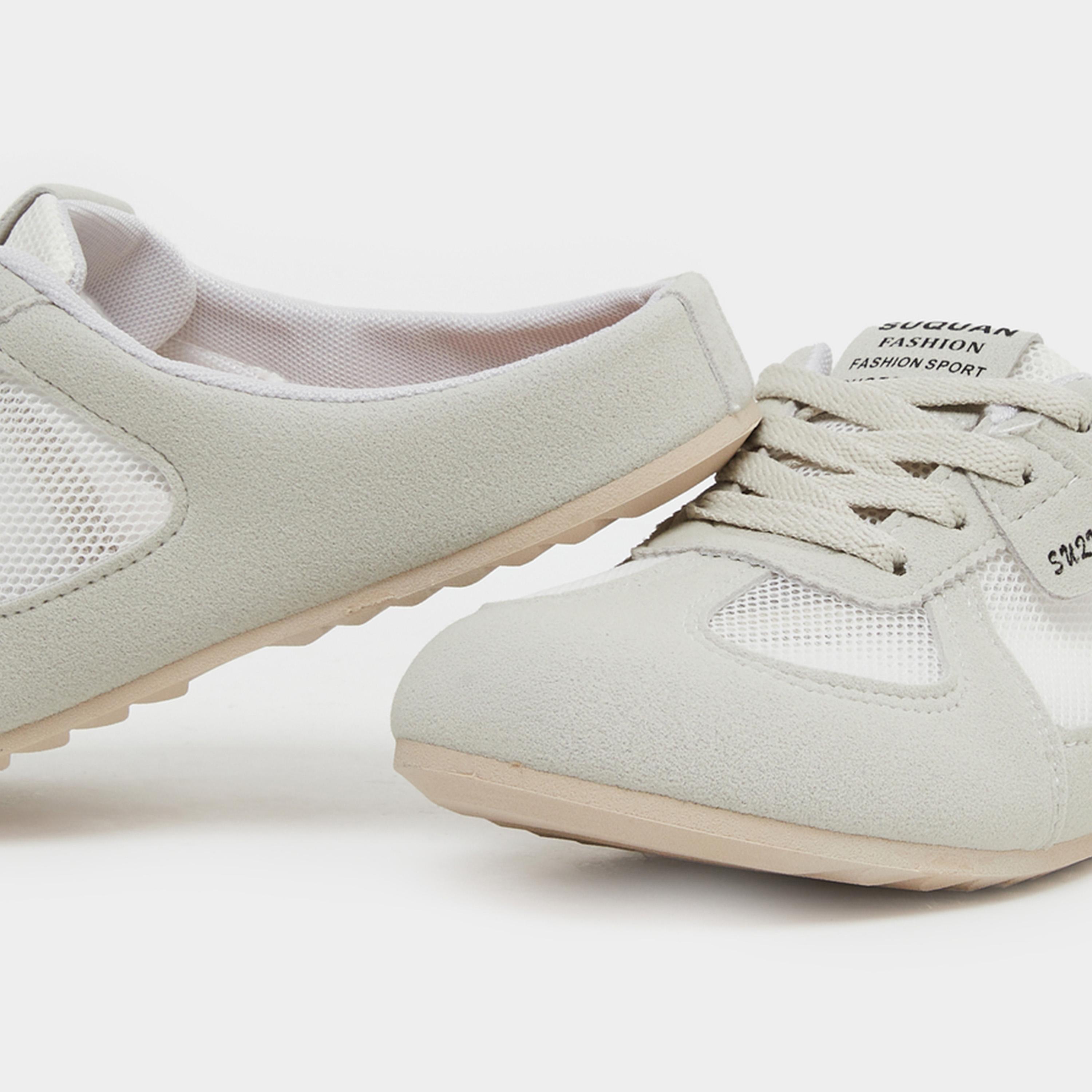 تيك تو - حذاء رمادي سهل الارتداء-women-shoes-sneakers-image-4