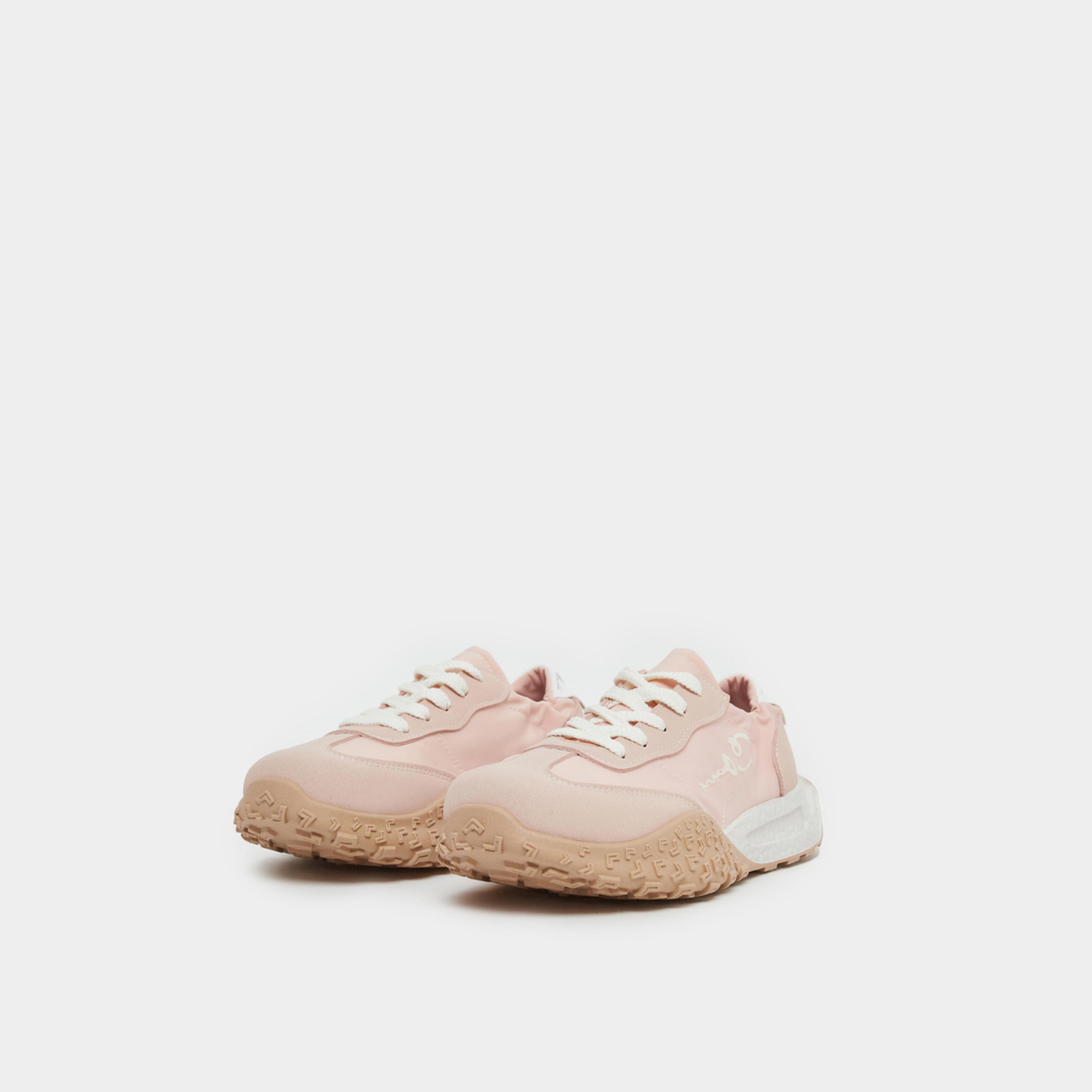 تيك تو - حذاء رياضي نسائي مطبوع عليه لوحة من الدانتيل المرن-women-shoes-sneakers-image-1