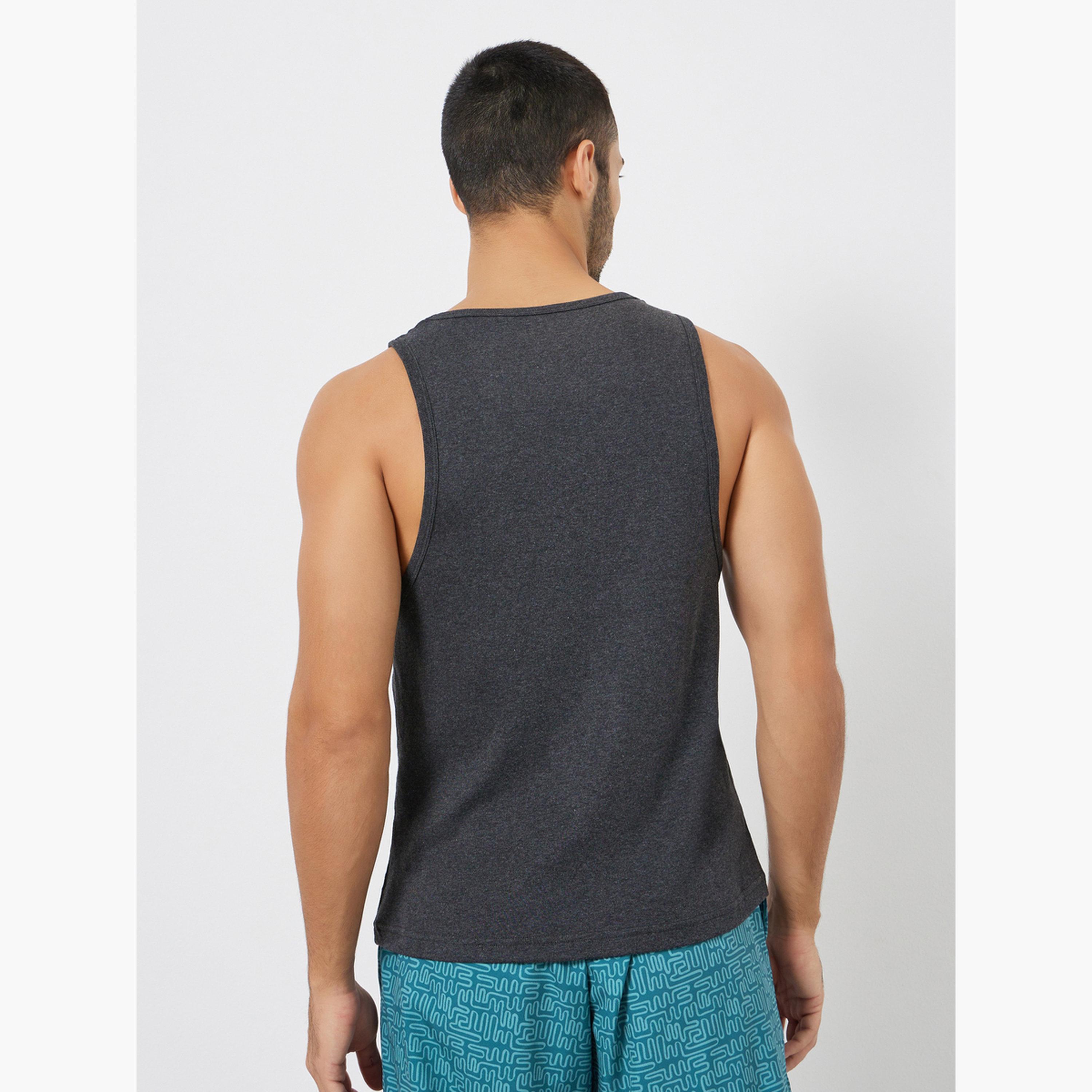 Styli Pack of 2 - Solid Cotton Vest-men-clothing-innerwear-vests-image-5