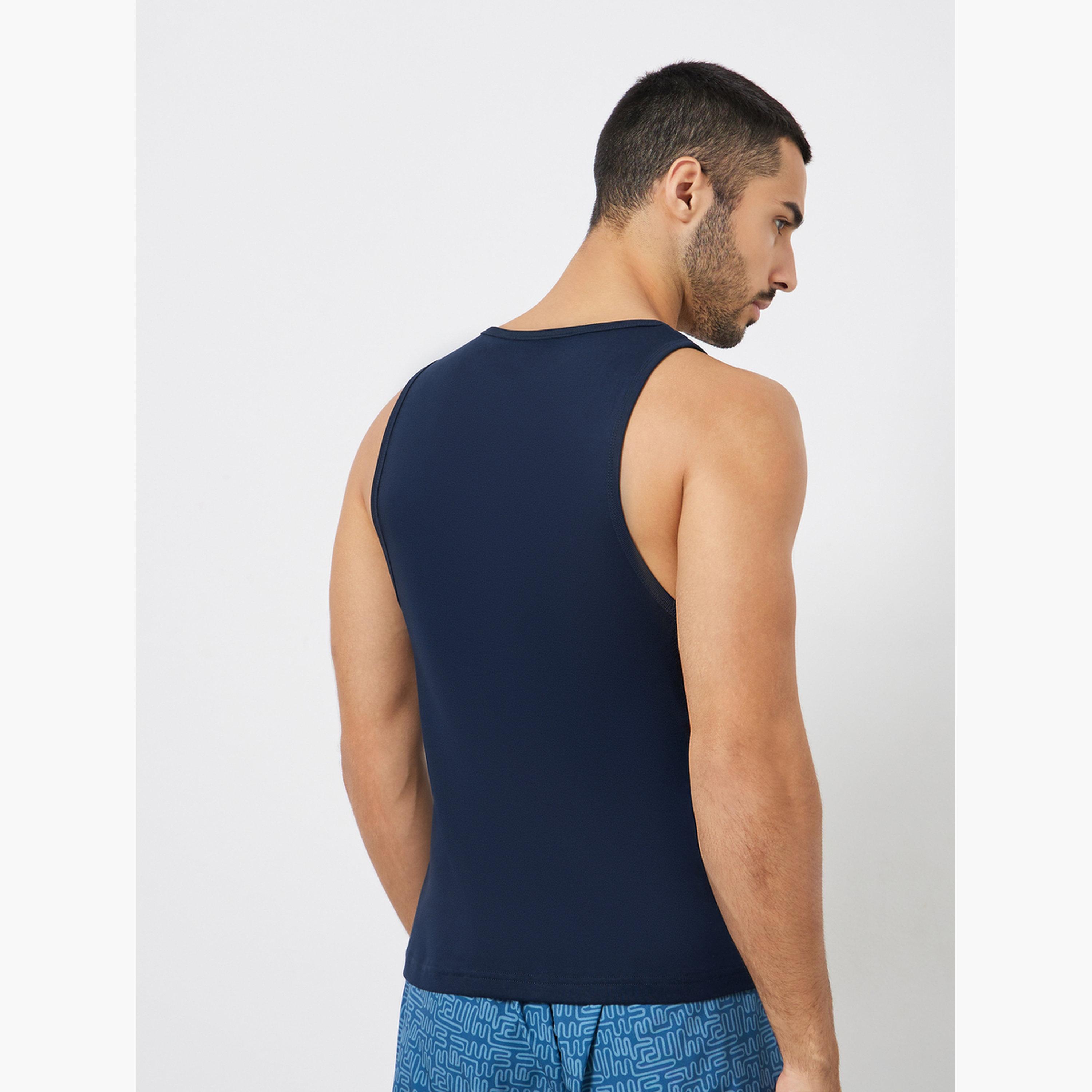 Styli Pack of 2 - Ribbed Cotton Vest-men-clothing-innerwear-vests-image-5