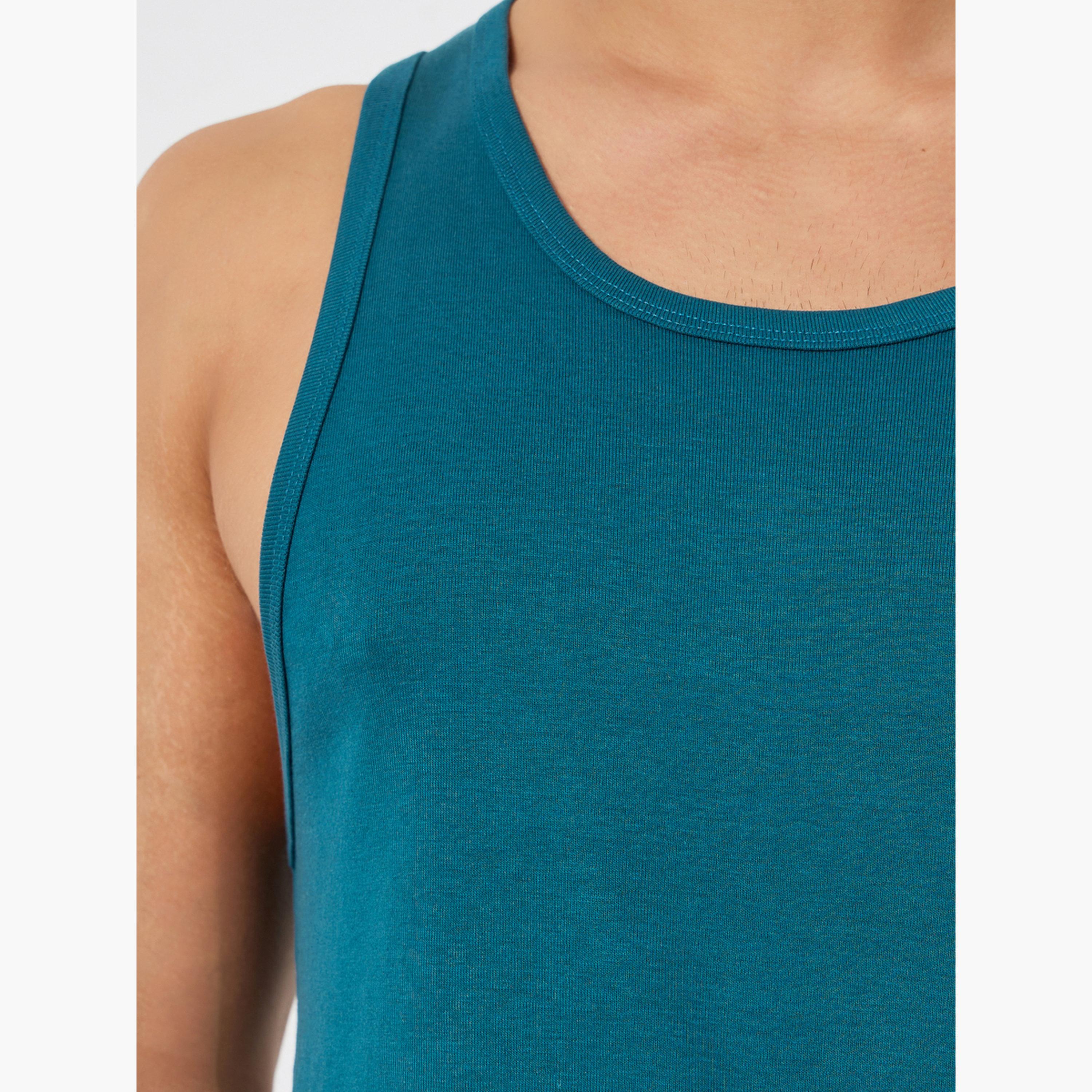 Styli Pack of 2 - Ribbed Cotton Vest-men-clothing-innerwear-vests-image-4