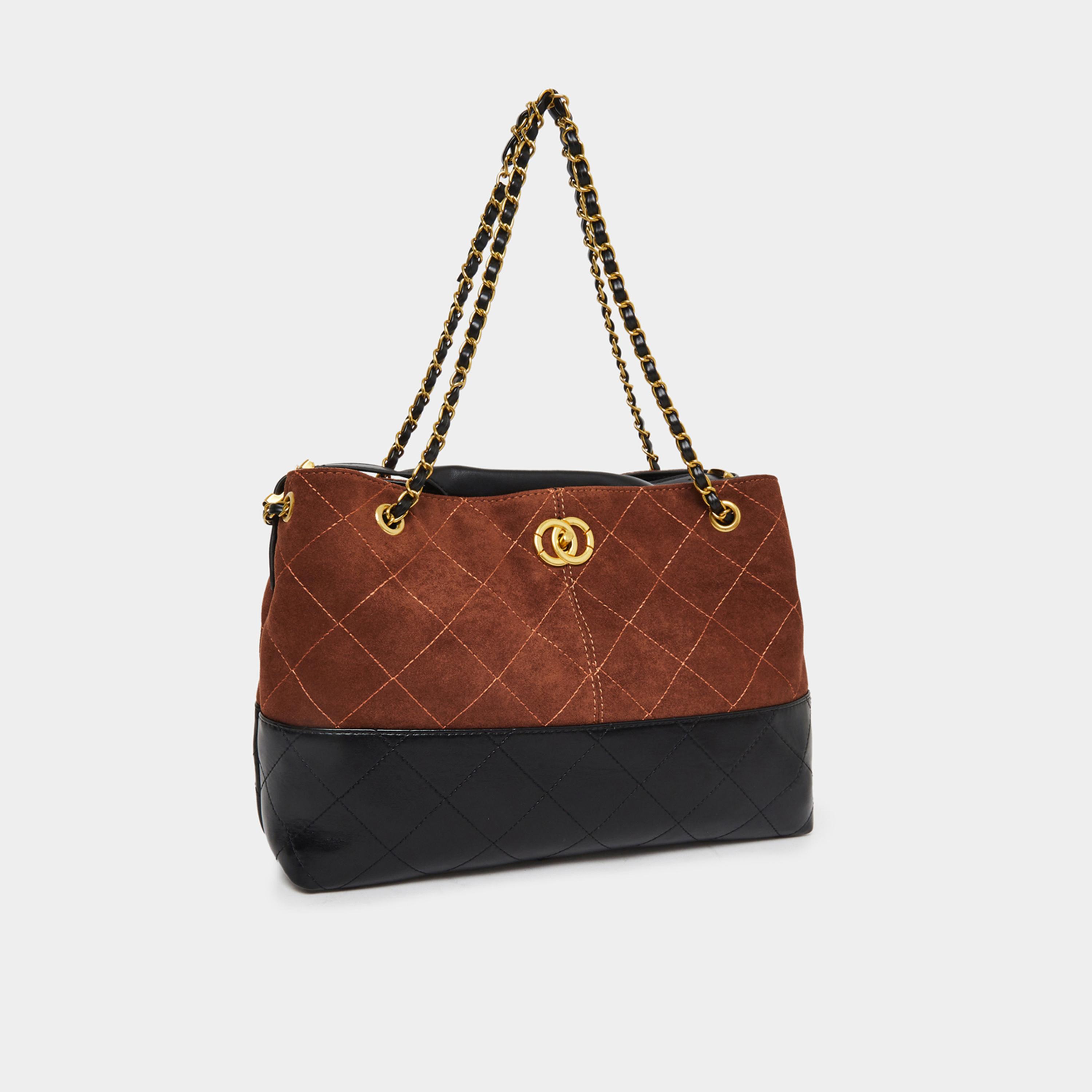 ستايلي - شنطة يد ثنائية اللون للنساء-women-bagsandwallets-handbags-image-1