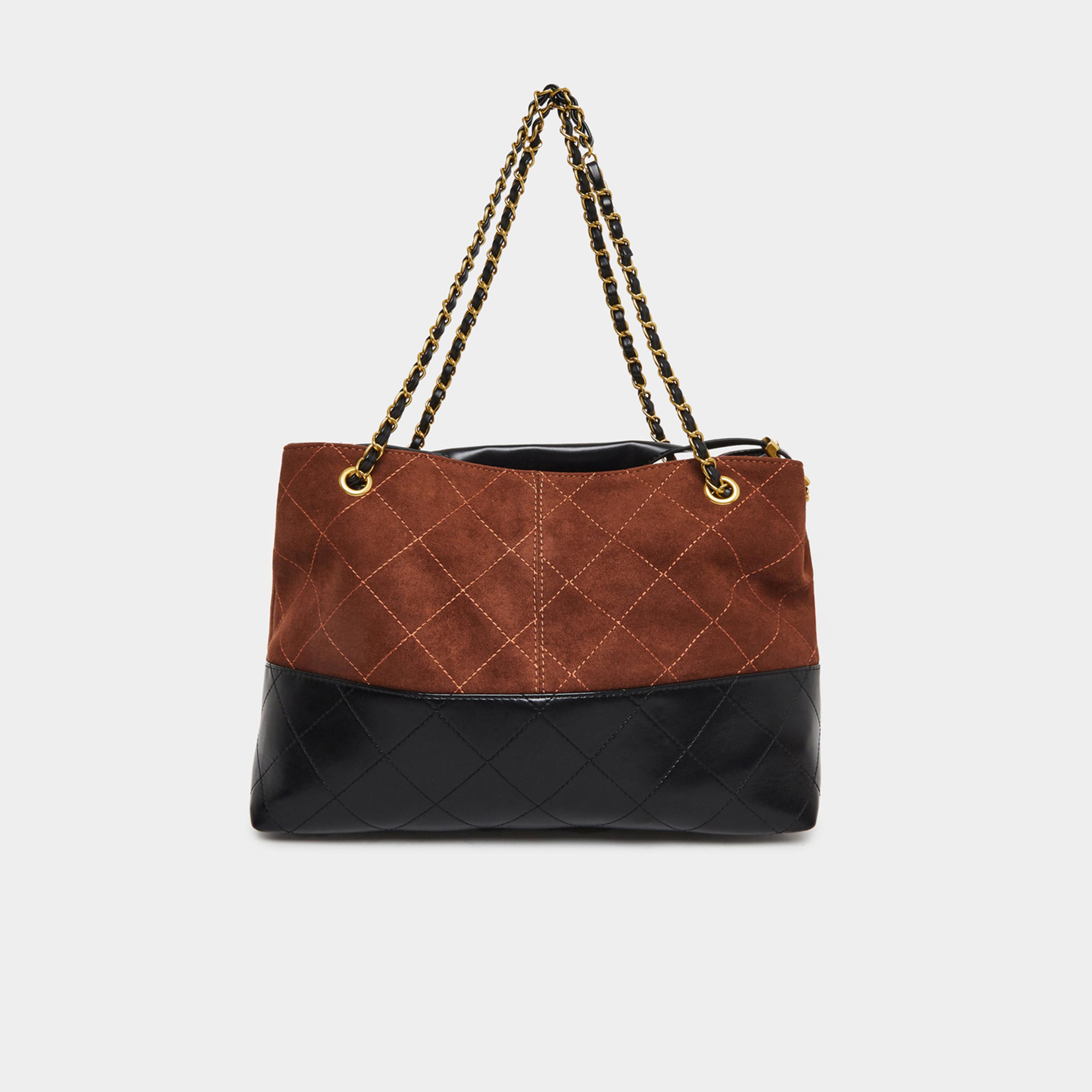 Styli Two Tone Handbag-women-bagsandwallets-handbags-image-2