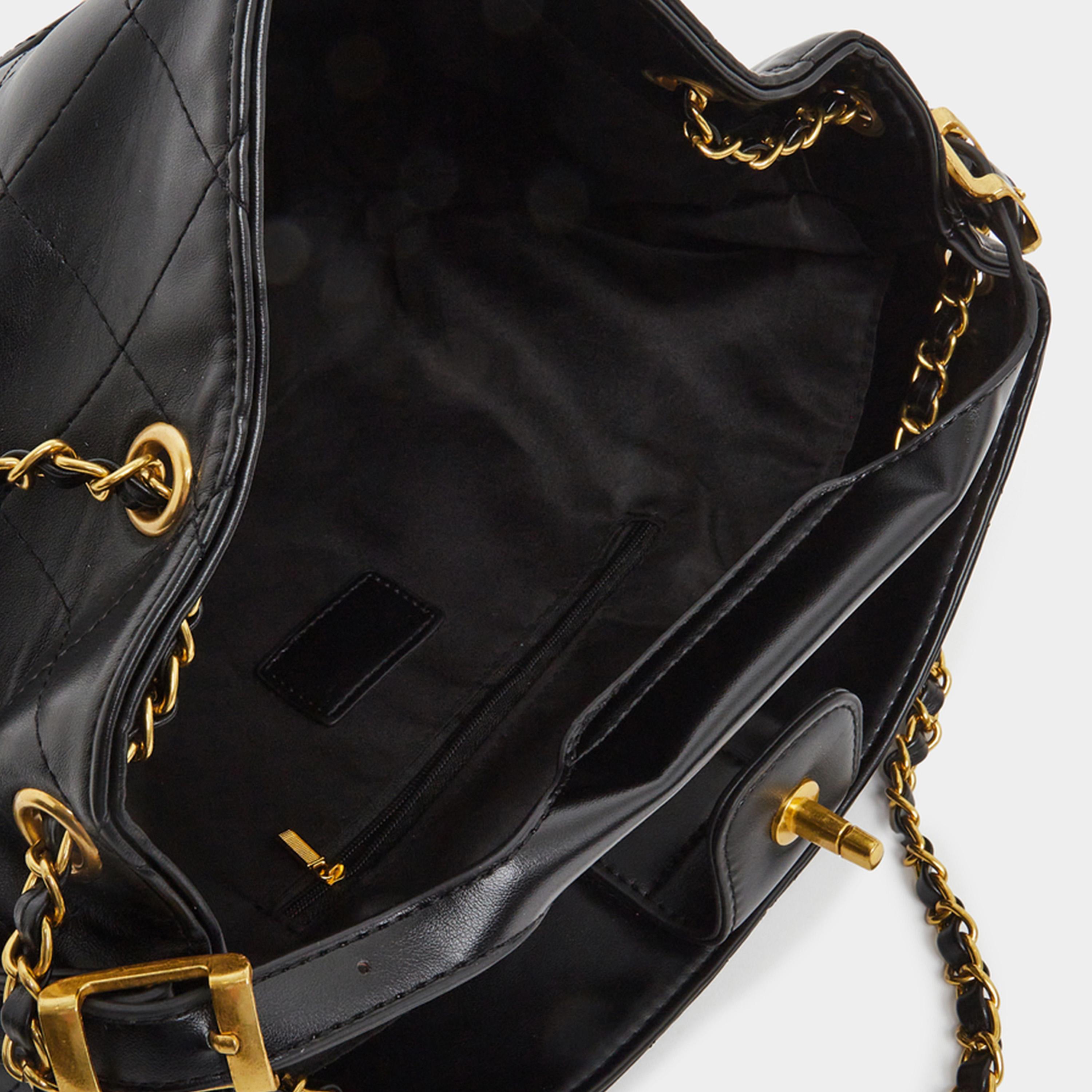 ستايلي - شنطة توت مبطنة بمقابض سلسلة للنساء-women-bagsandwallets-handbags-image-4