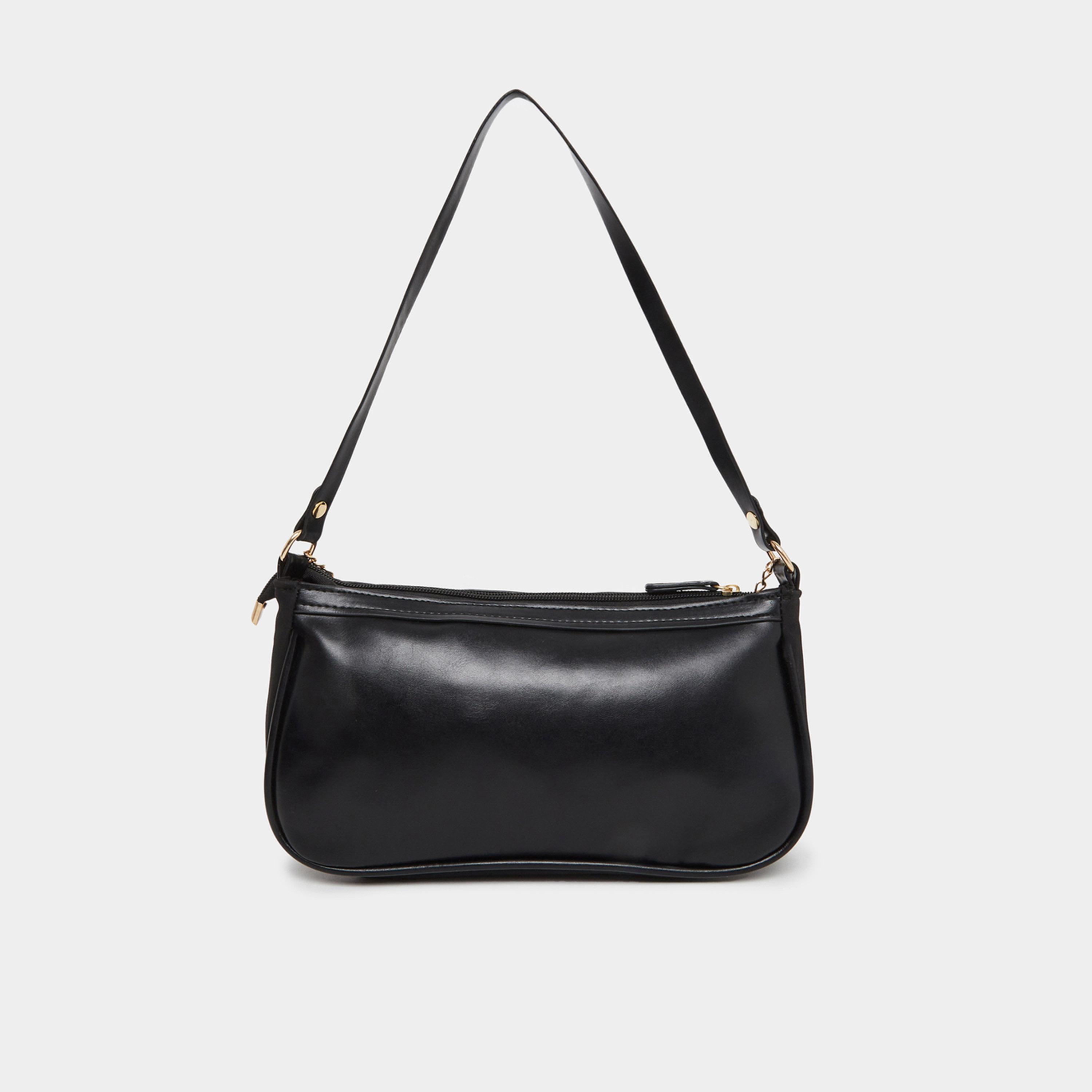 ستايلي - شنطة باغيت مطبوعة بألوان متباينة مع تفاصيل مرصعة للنساء-women-bagsandwallets-handbags-image-2