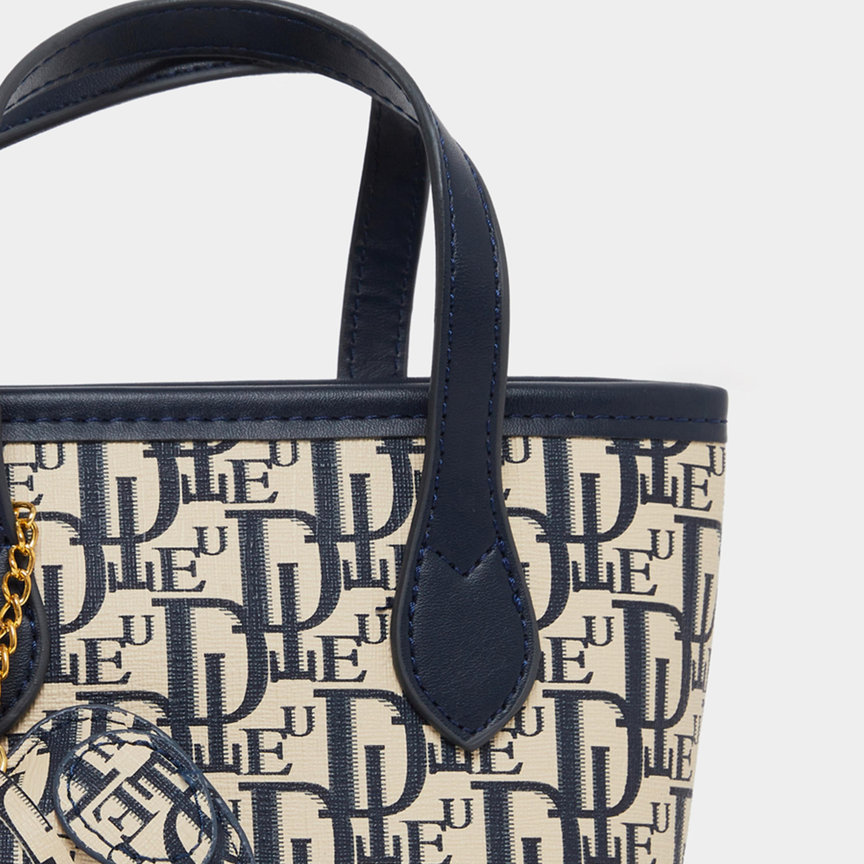 ستايلي - شنطة يد مطبوعة بمقبض علوي مزدوج وسحاب للإغلاق للنساء-women-bagsandwallets-handbags-image-5