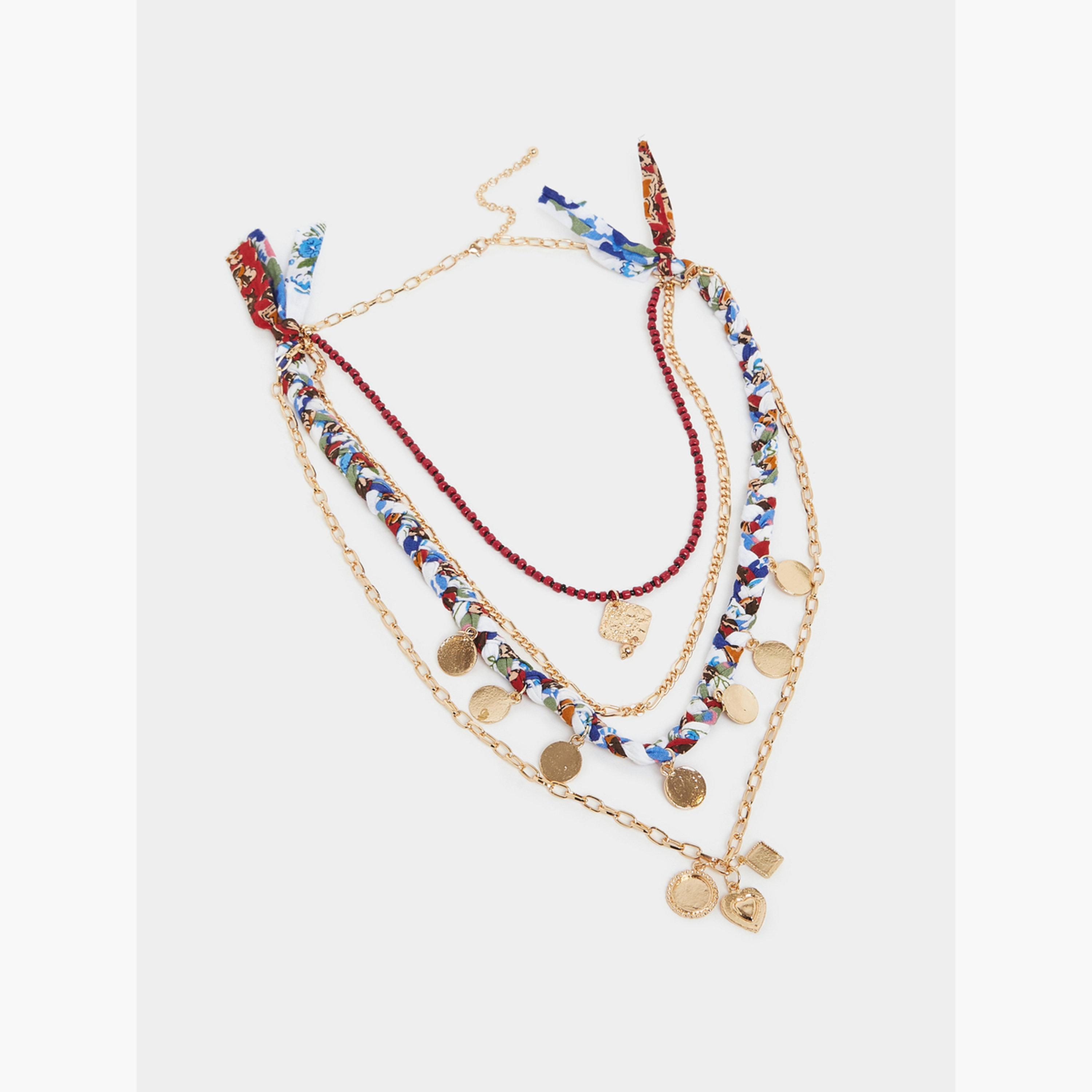 Styli Boho Layered Necklace-women-watchesandjewellery-jewellery-necklacesandpendants-image-1