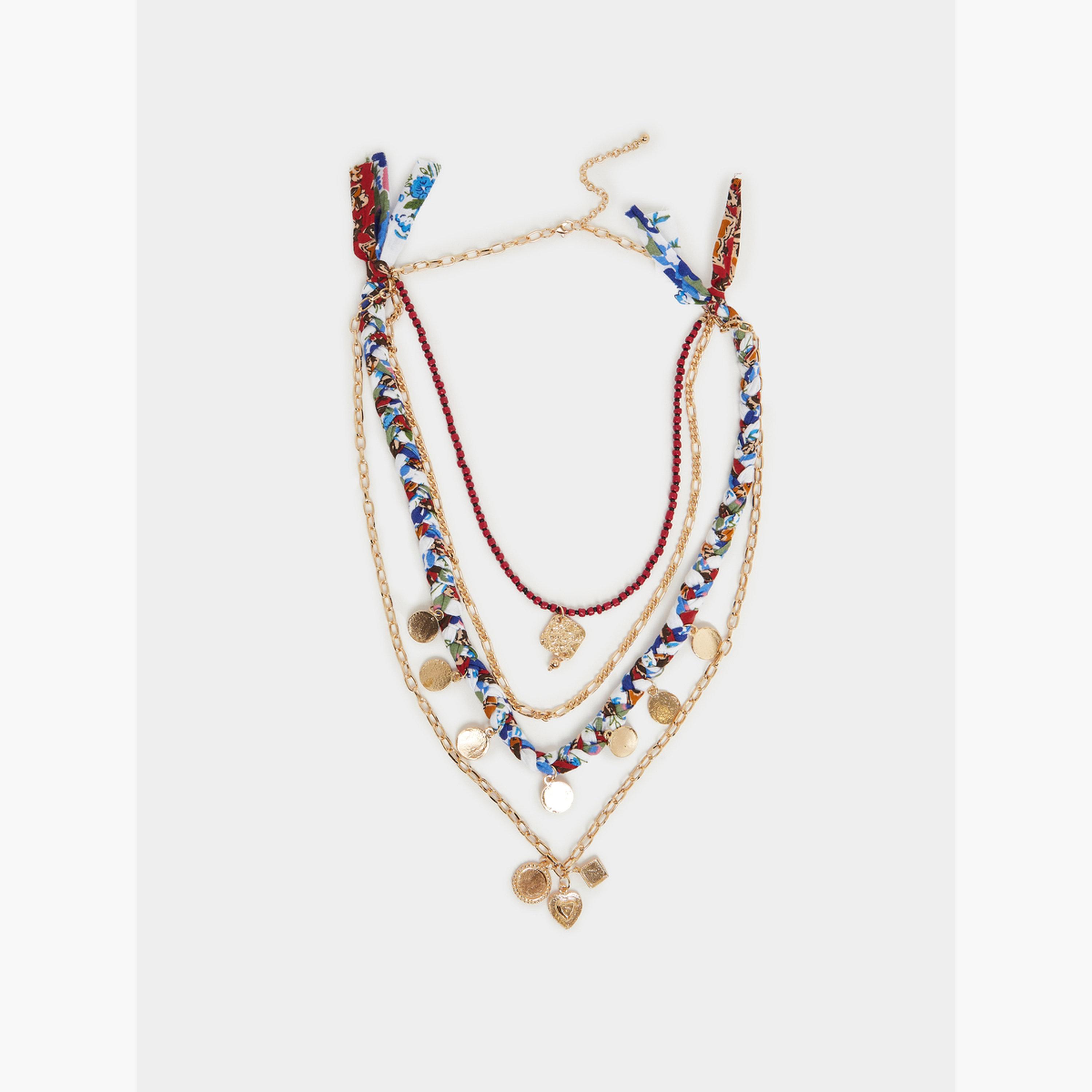 Styli Boho Layered Necklace-women-watchesandjewellery-jewellery-necklacesandpendants-image-3