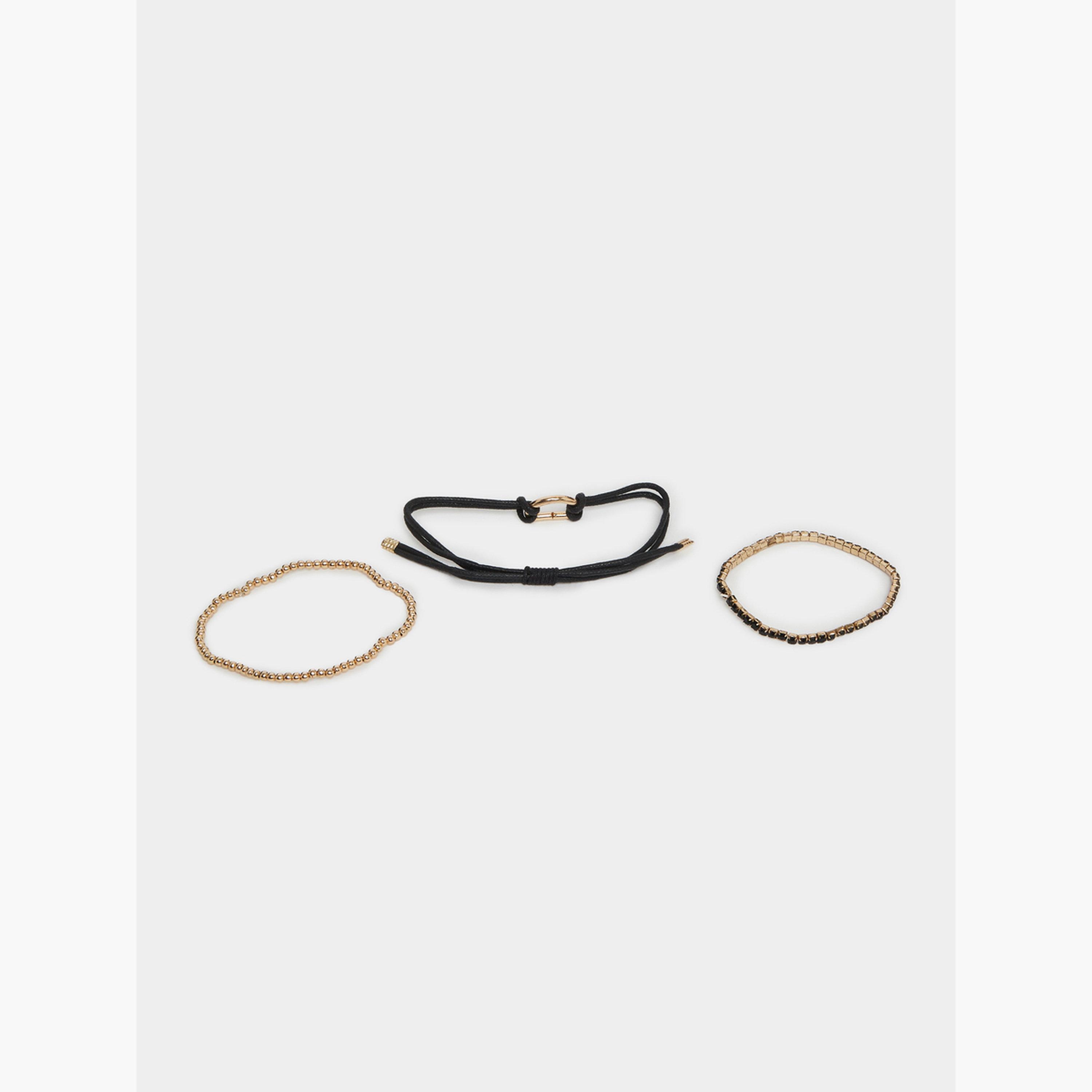 مجموعة من 5 - أساور مطرزة-women-watchesandjewellery-jewellery-banglesandbracelets-image-4