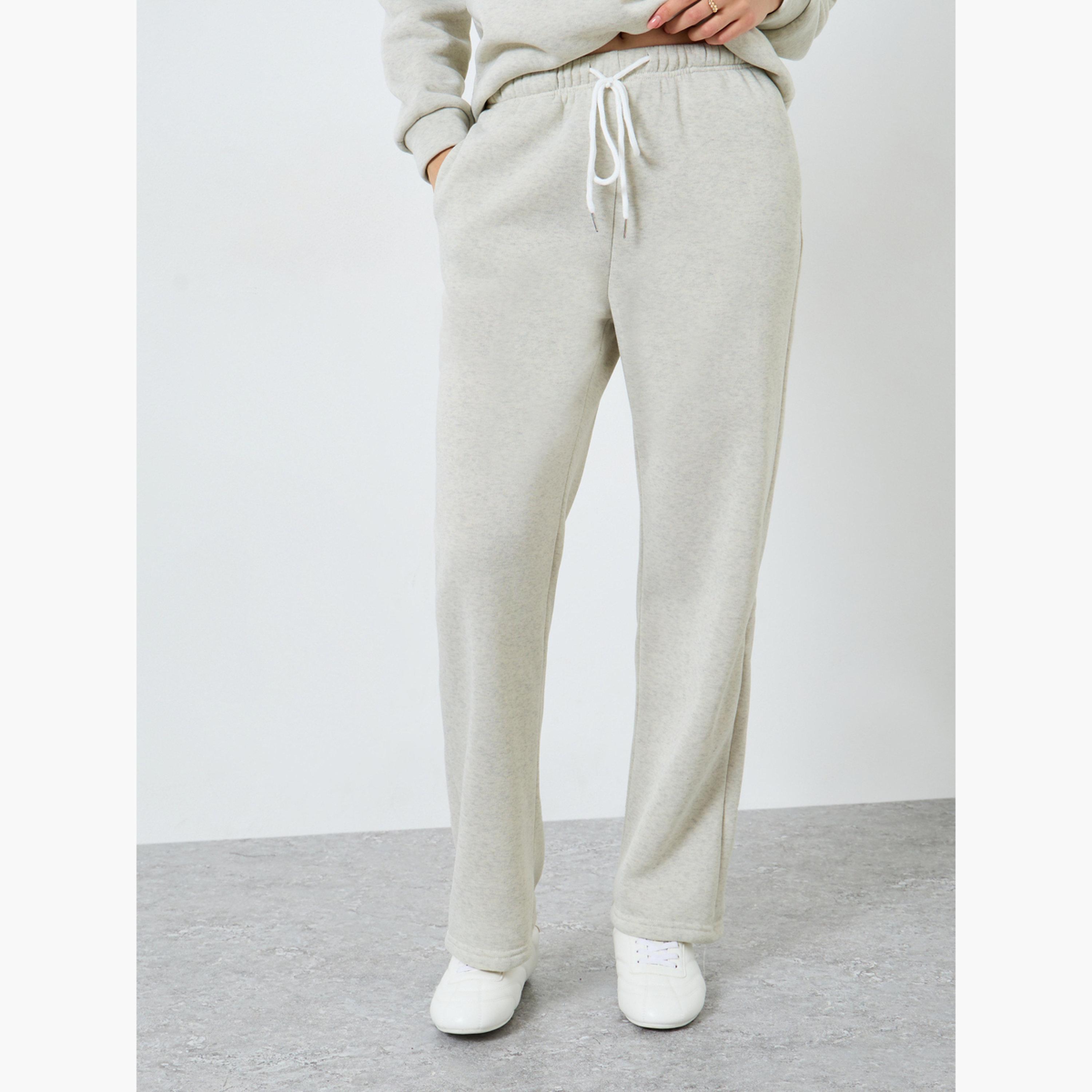 Styli Printed Crew Neck Sweatshirt and Joggers Co-Ords-women-clothing-coordsets-image-5