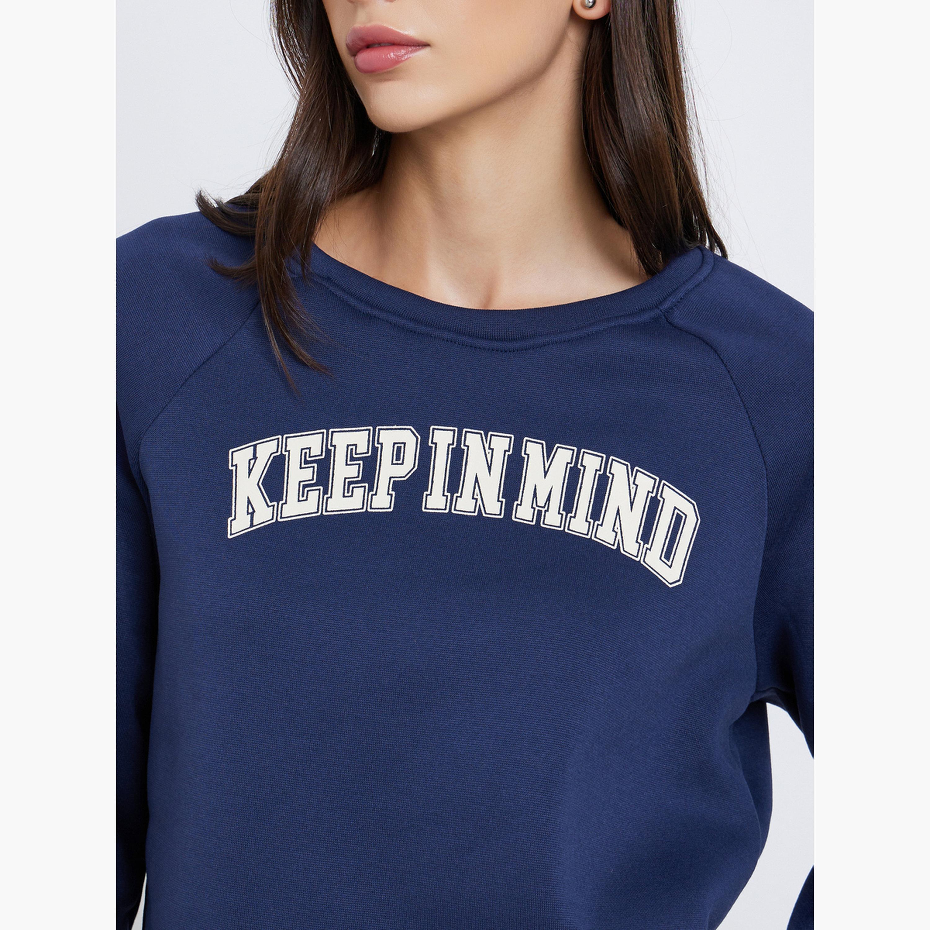 Styli Embroidered Slogan Sweatshirt and Joggers Co-Ords-women-clothing-coordsets-image-6