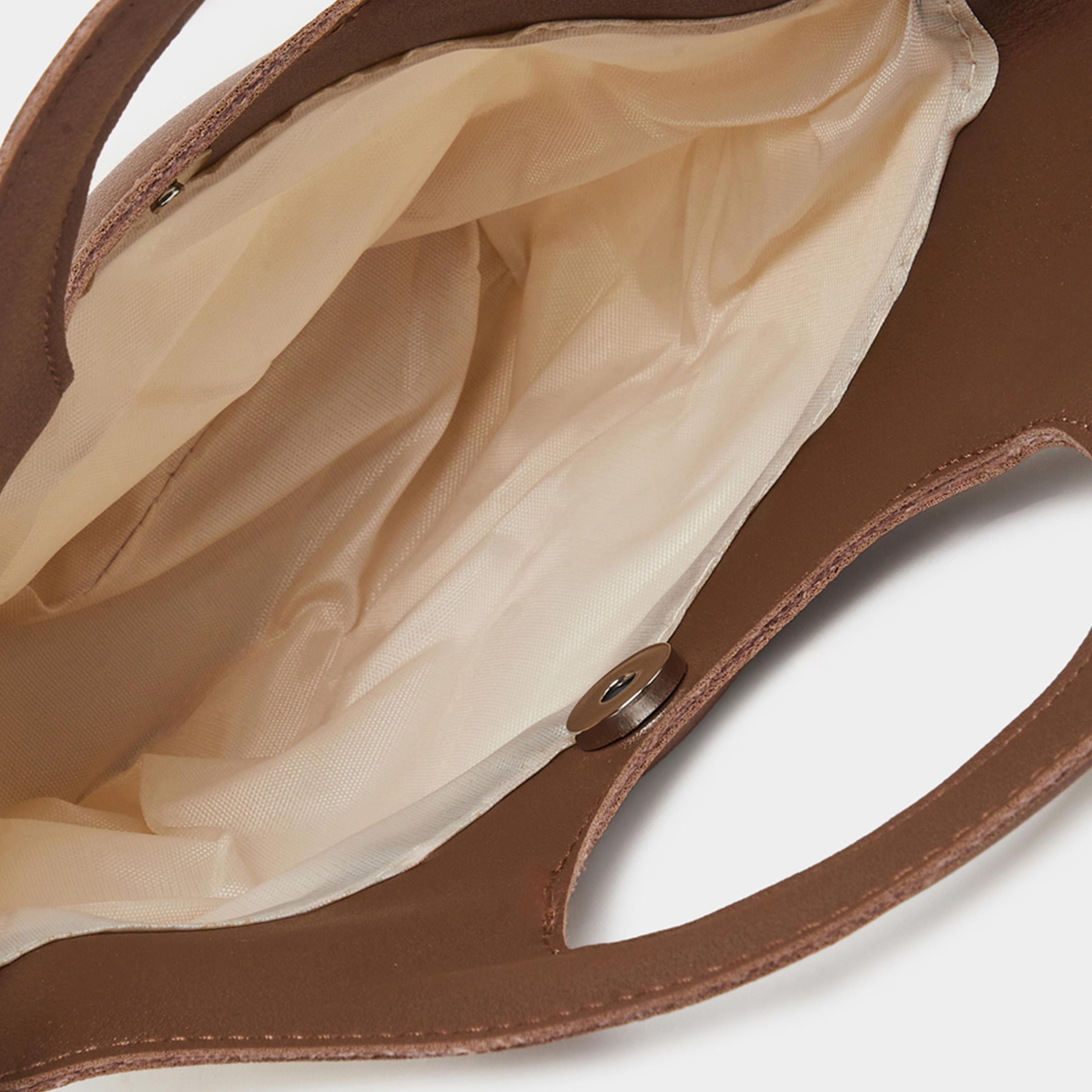 ستايلي - شنطة يد فاخرة لون أوف وايت مع حزام قابل للفصل للنساء-women-bagsandwallets-handbags-image-4