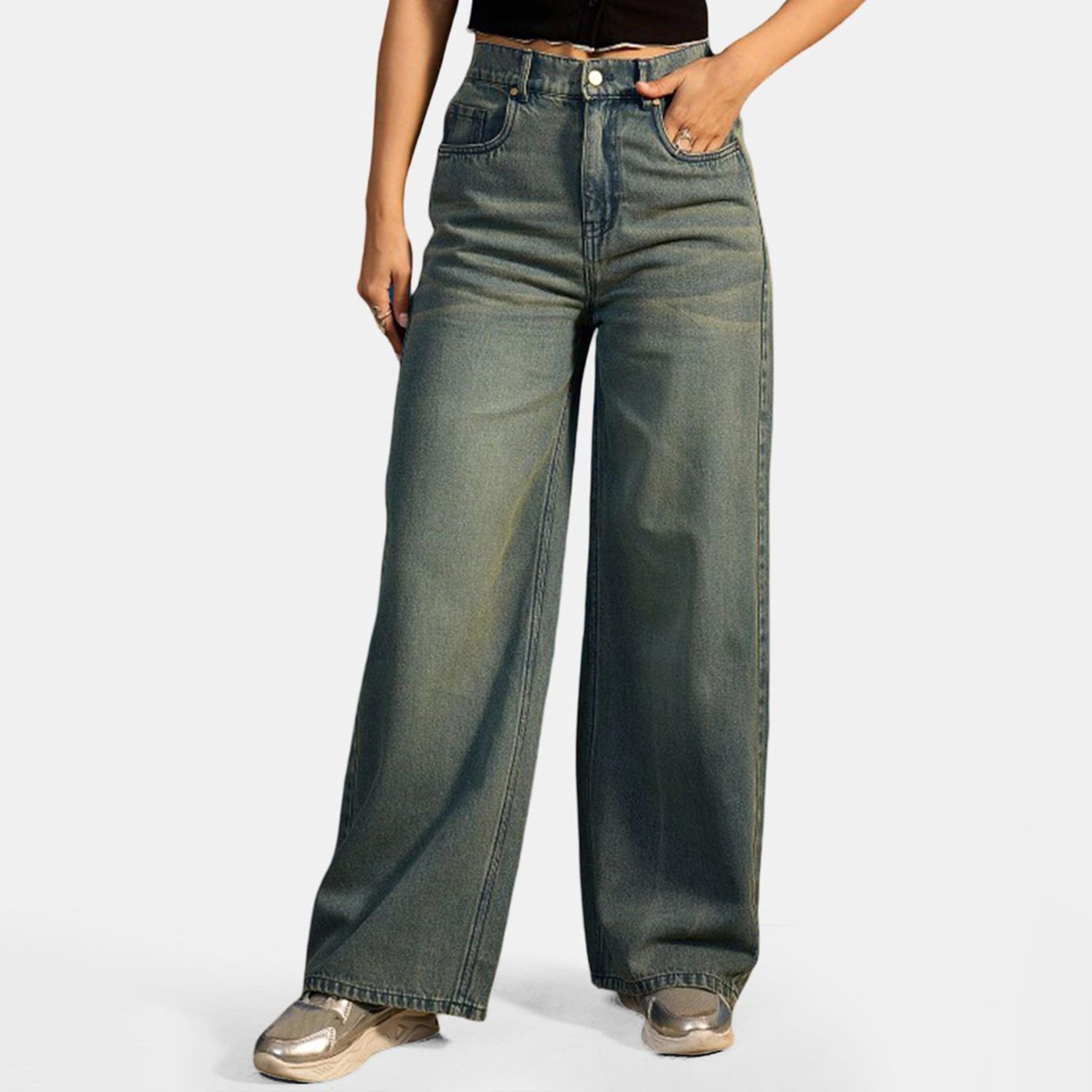 Take Two Women Mid Rise Wide Leg Jeans-women-clothing-bottoms-jeans-image-1