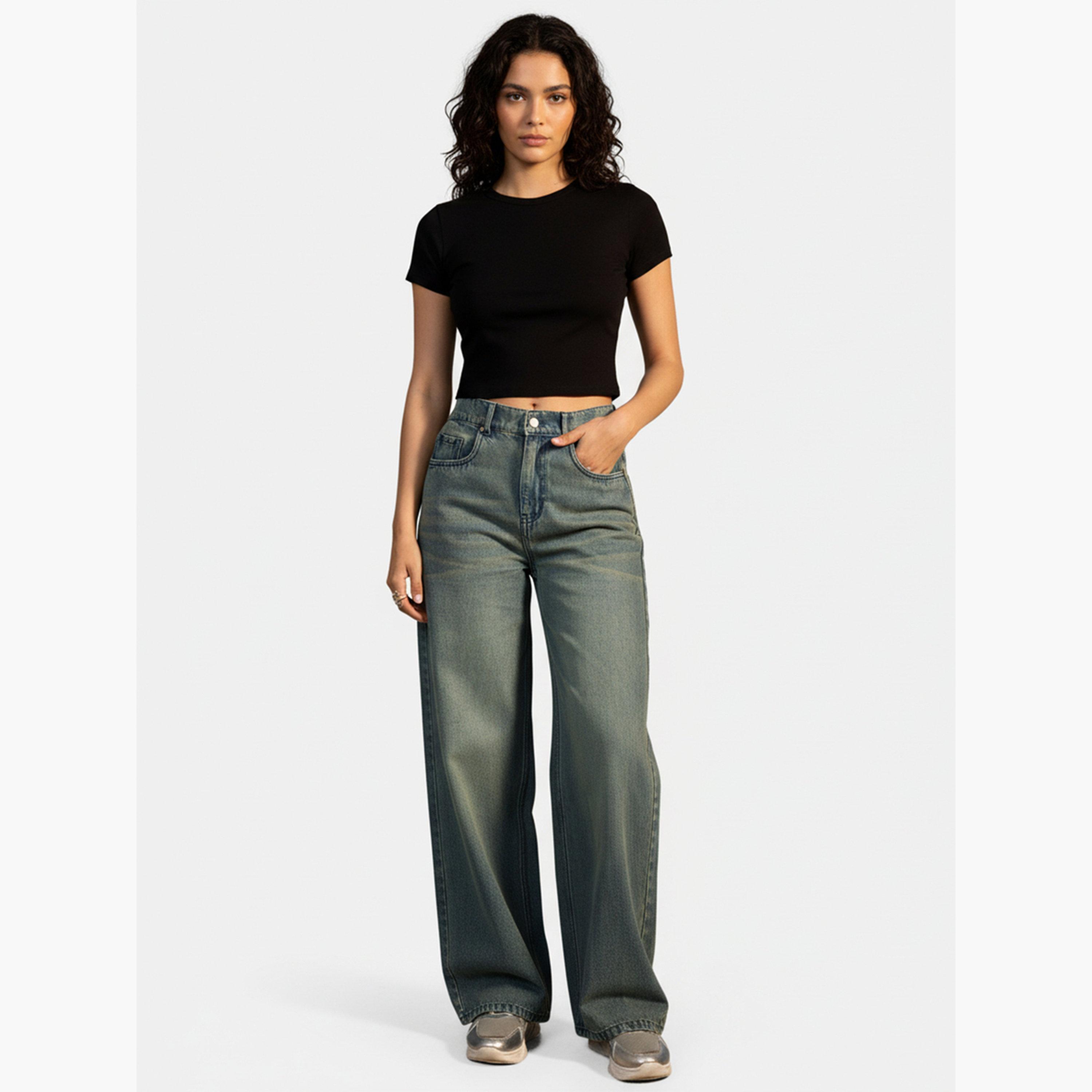 Take Two Women Mid Rise Wide Leg Jeans-women-clothing-bottoms-jeans-image-2