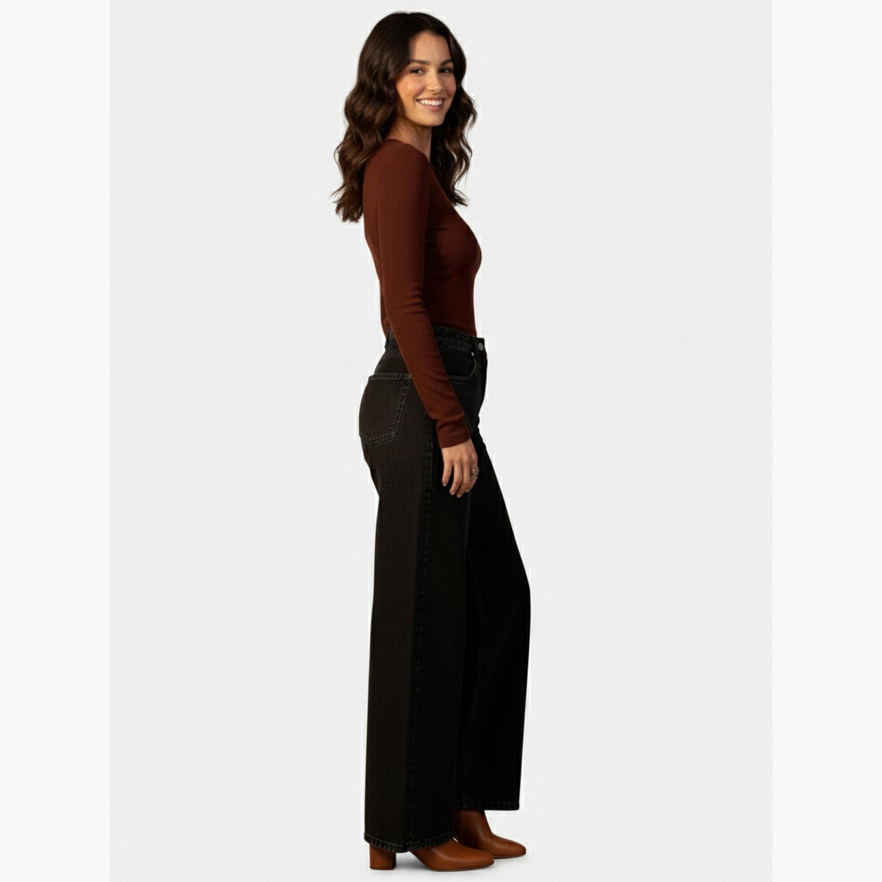 Take Two Women Black Mid-Rise Regular Fit Jean-women-clothing-bottoms-jeans-image-5