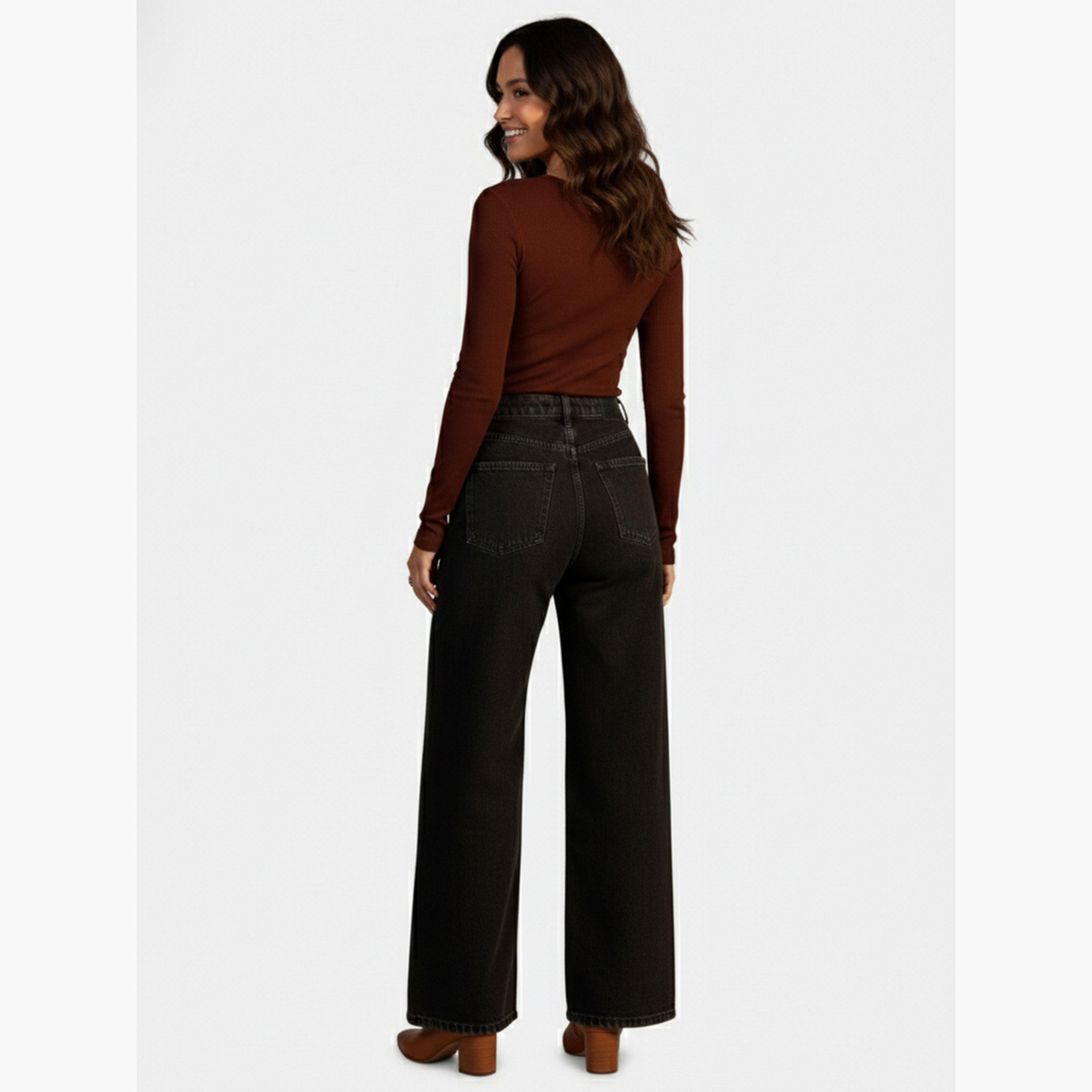 Take Two Women Black Mid-Rise Regular Fit Jean-women-clothing-bottoms-jeans-image-6