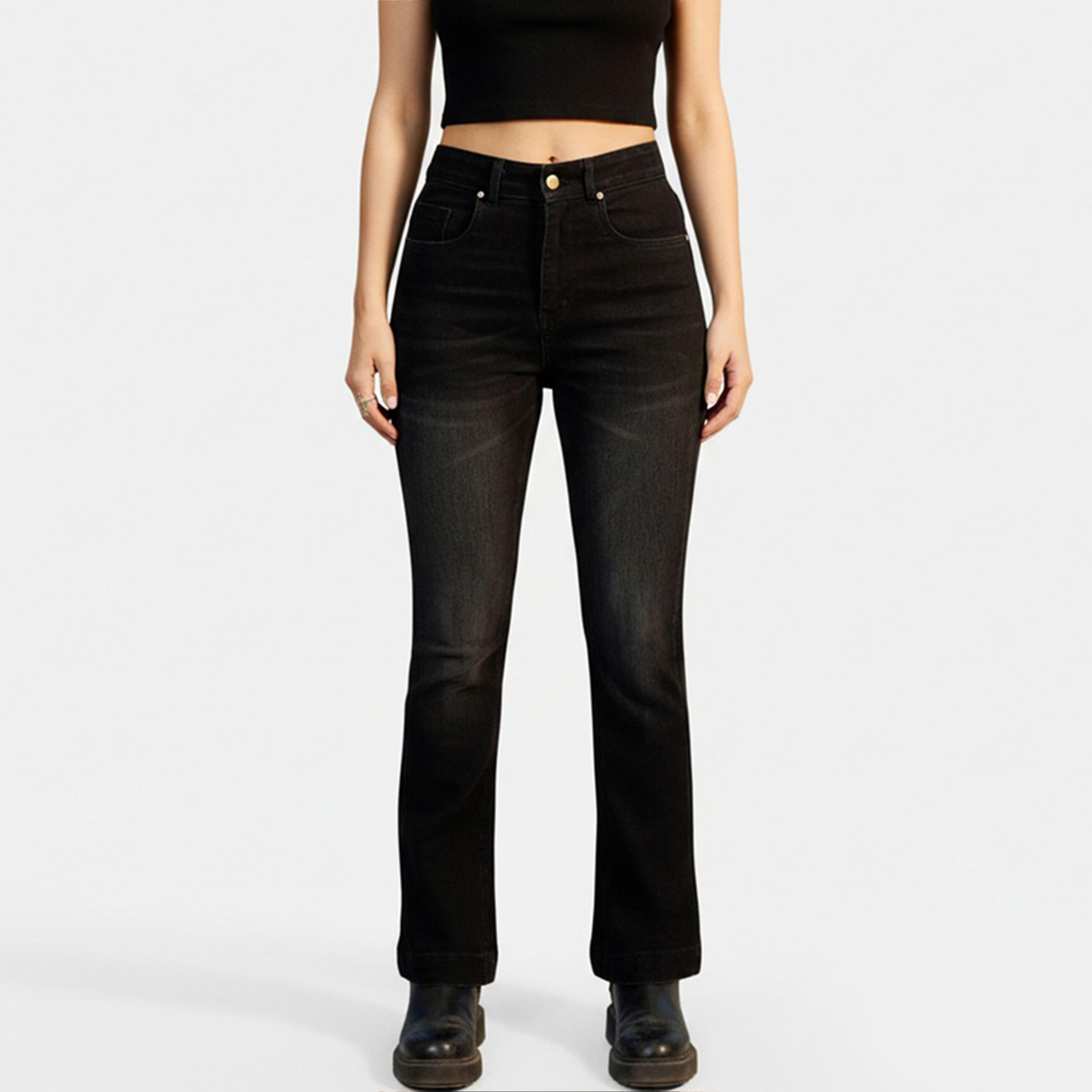 Take Two Women Black Mid Rise Regular Fit Jeans-women-clothing-bottoms-jeans-image-1