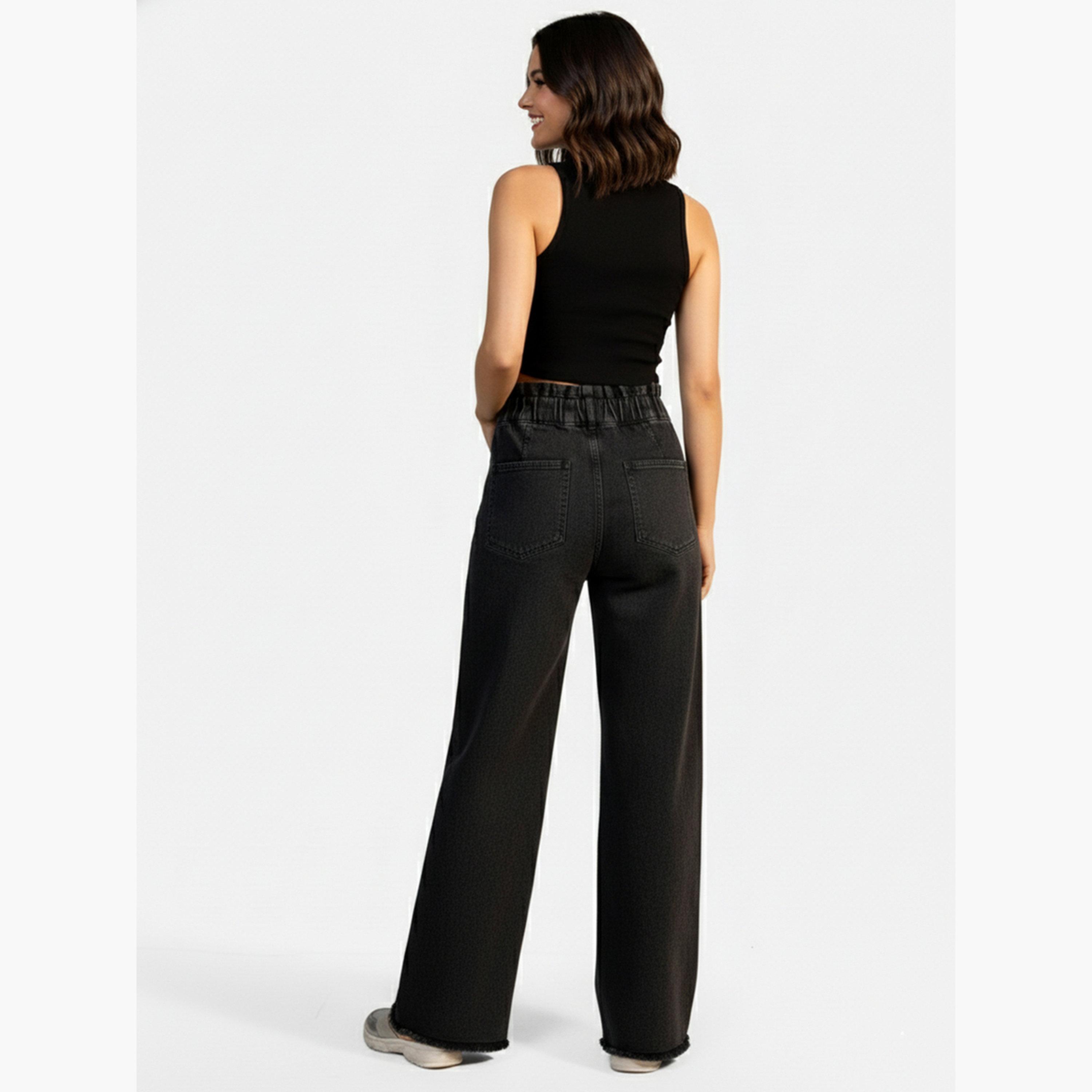 Take Two Women Black Mid Rise Wide Leg Jeans-women-clothing-bottoms-jeans-image-3