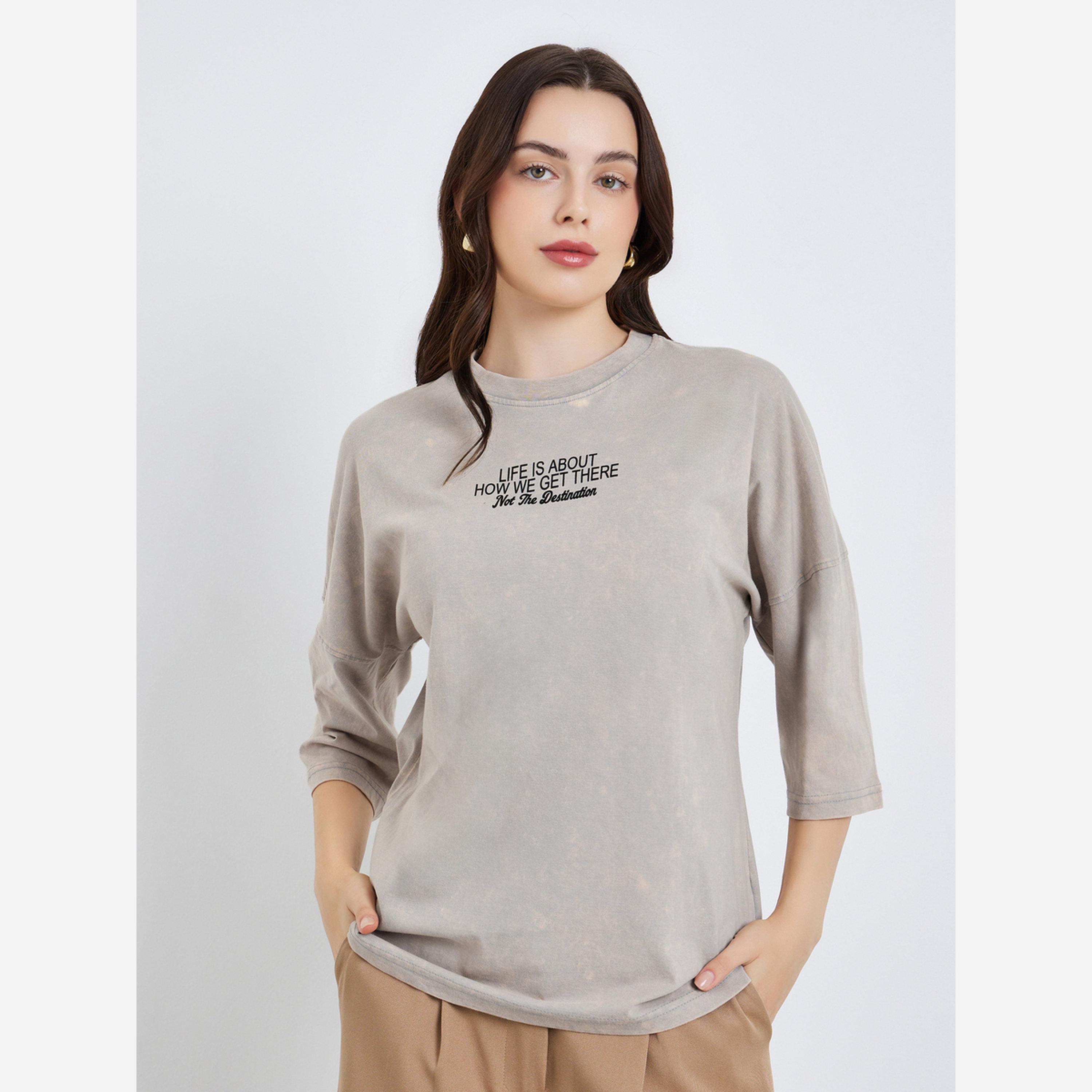 Styli WASHED SMALL EMBROIDERD PLAIN TEE
BLOCK -19-women-clothing-tshirts-image-1