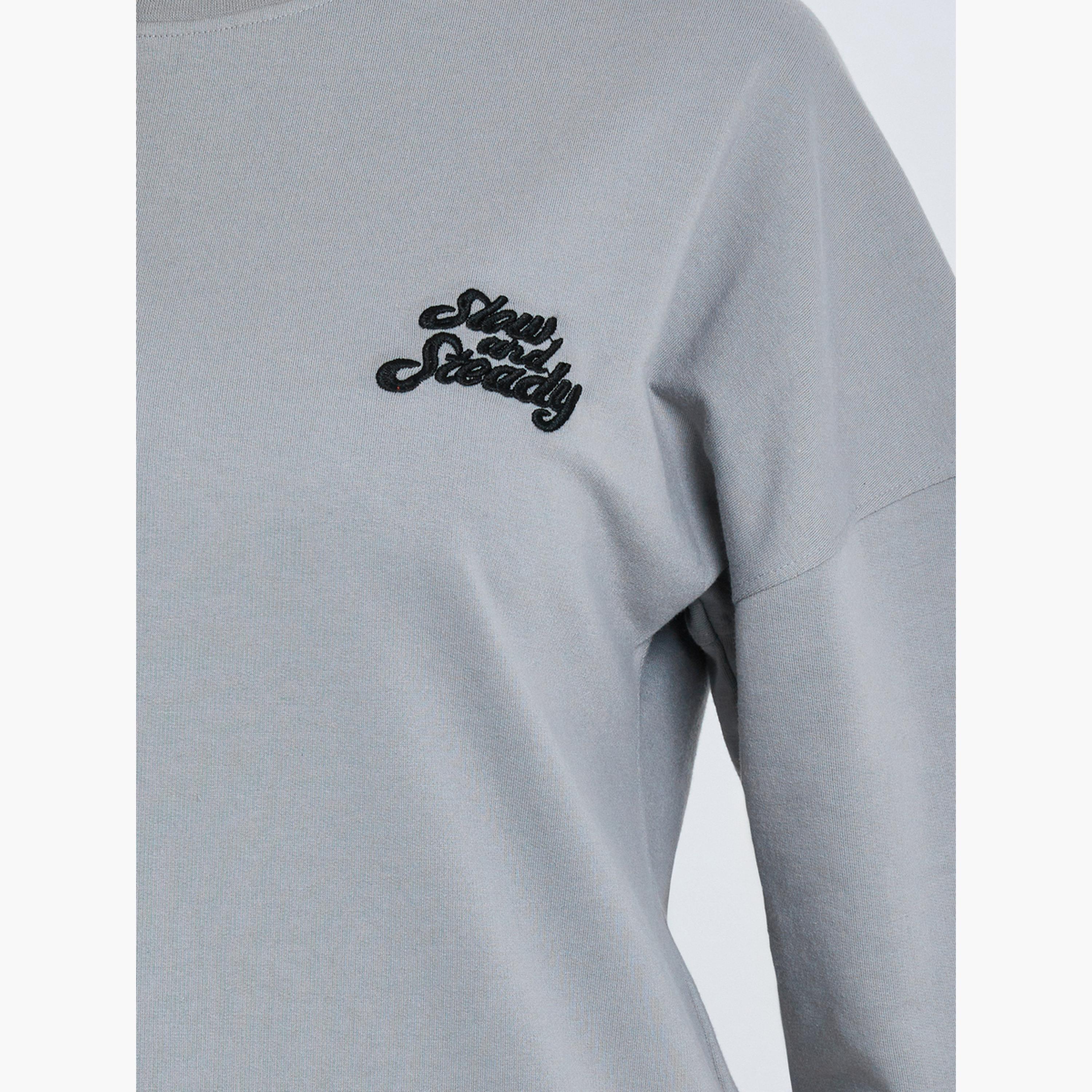 Styli Women Embroidered 100% Cotton Oversized T-Shirt-women-clothing-tshirts-image-3