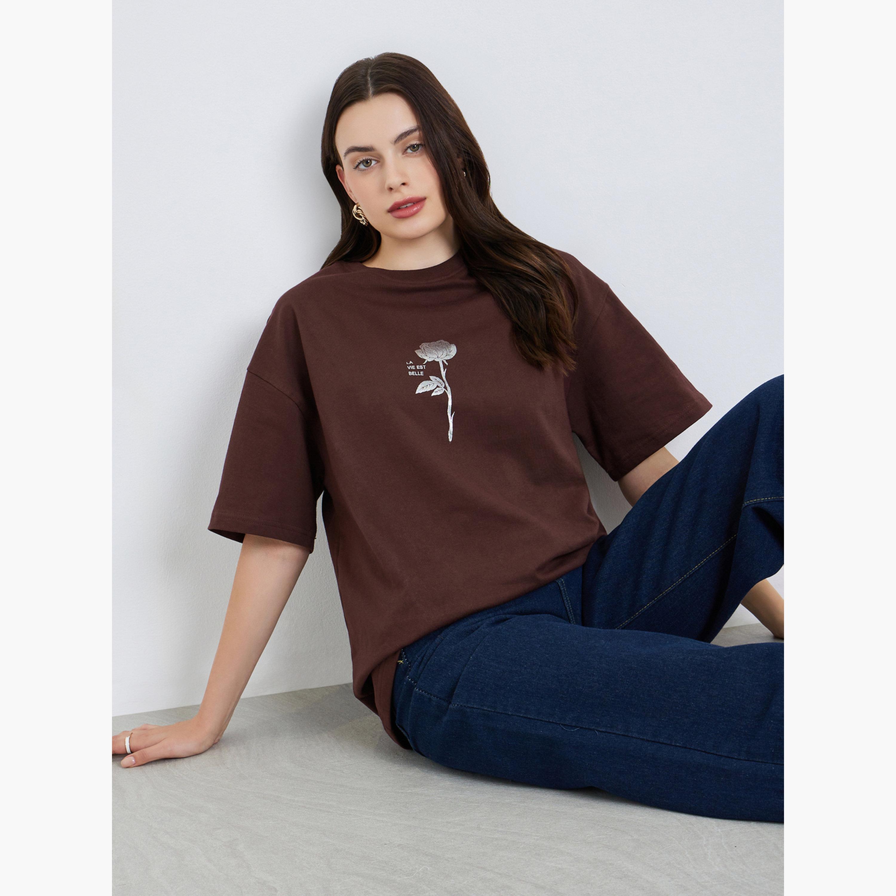 طقم قميص بأزرار وبنطلون-women-clothing-tshirts-image-3