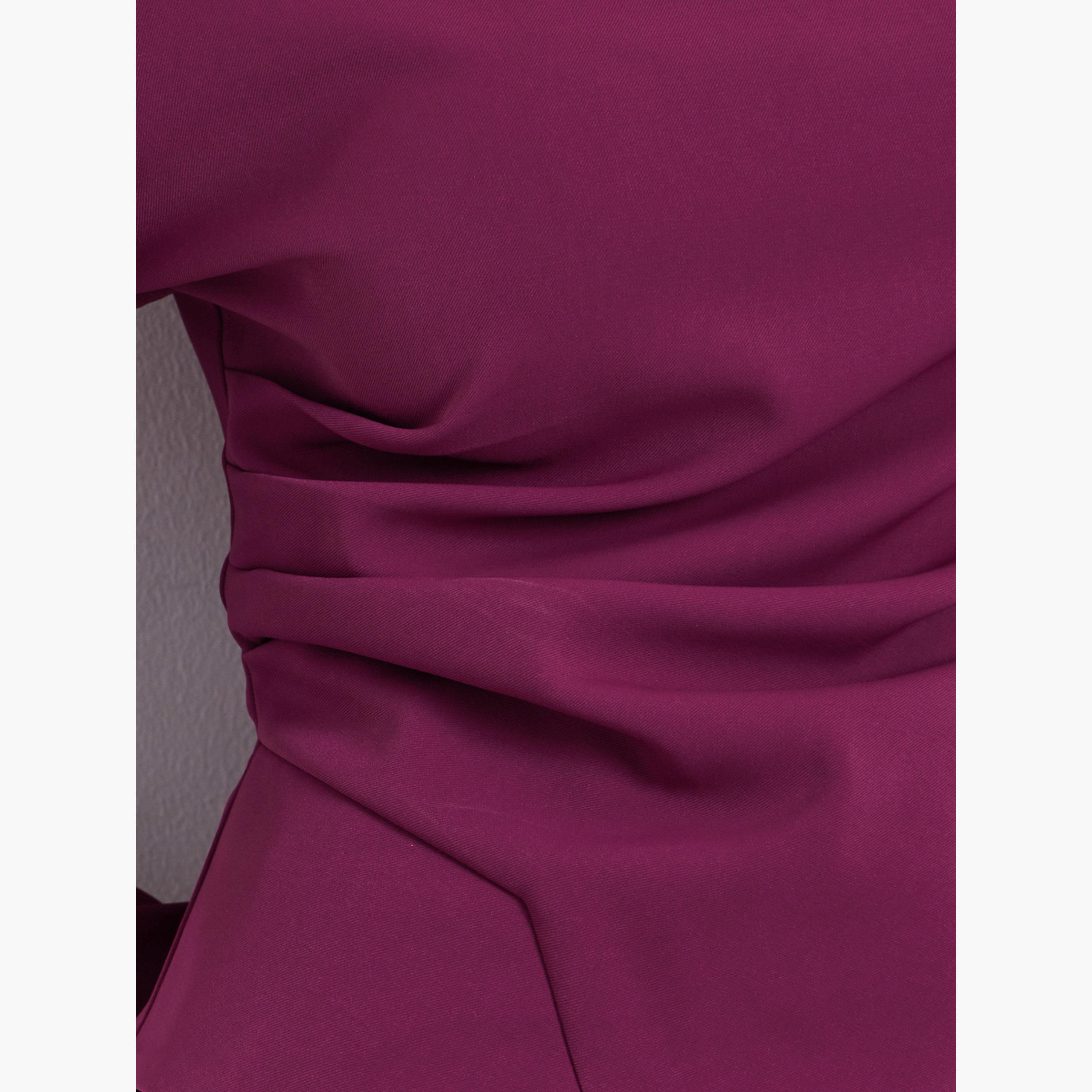 ستايلي - بلوزة برغندي بأكمام طويلة للنساء-women-clothing-shirtsandblouses-blouses-image-3