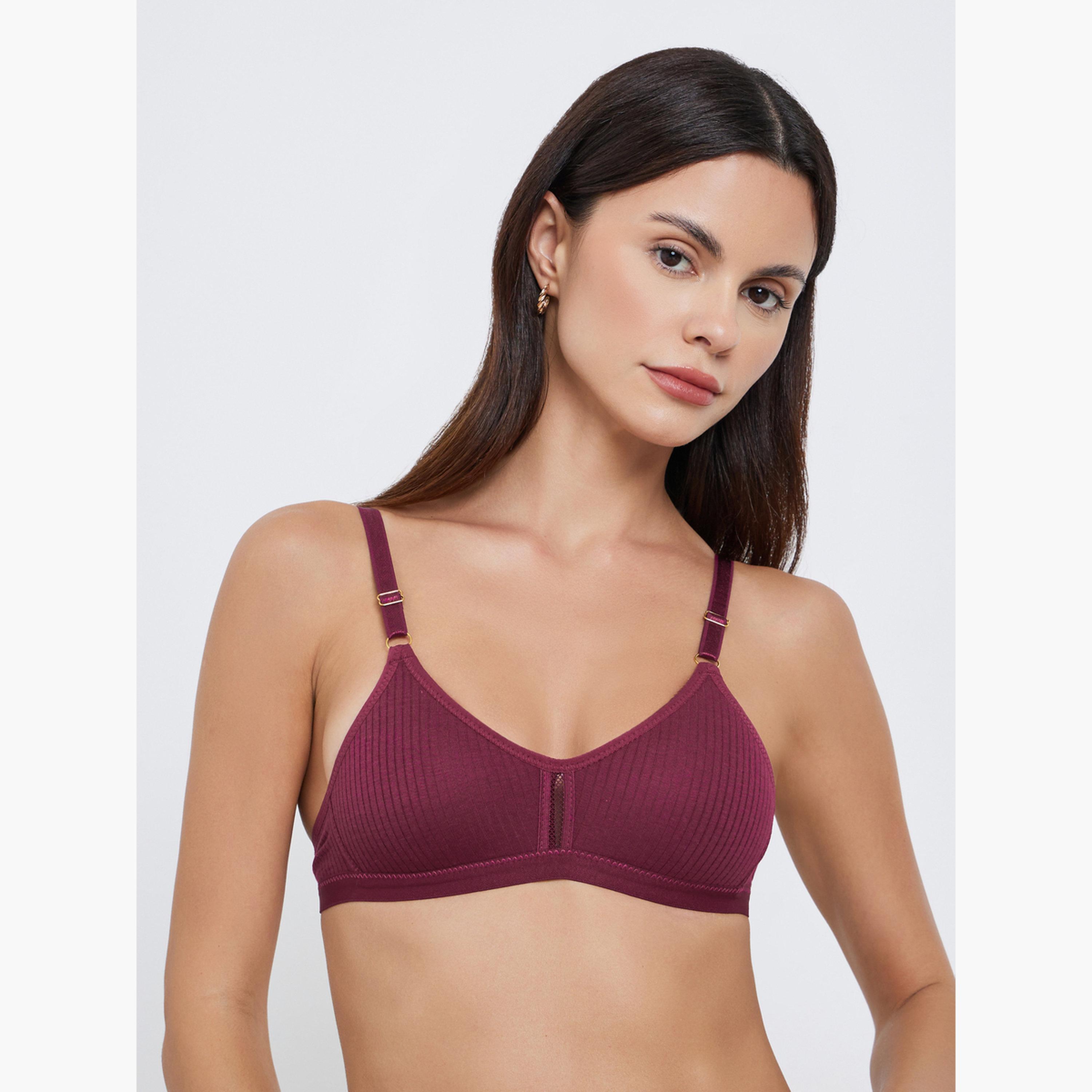 ستايلي - عبوة من قطعتين - حمالة صدر تي شيرت مبطنة بدون أسلاك-women-clothing-lingerie-bras-image-2