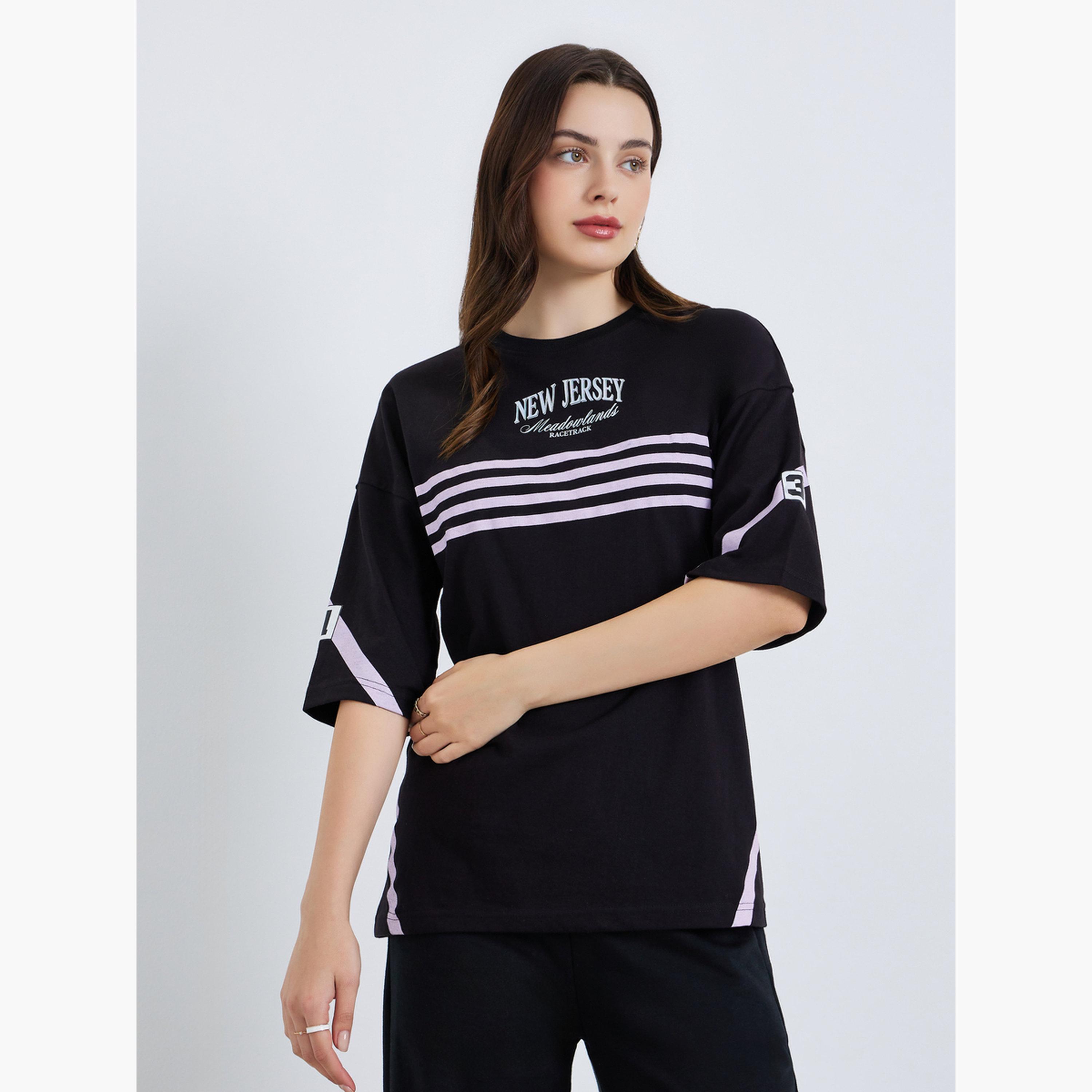 طقم قميص بأزرار وبنطلون-women-clothing-tshirts-image-1