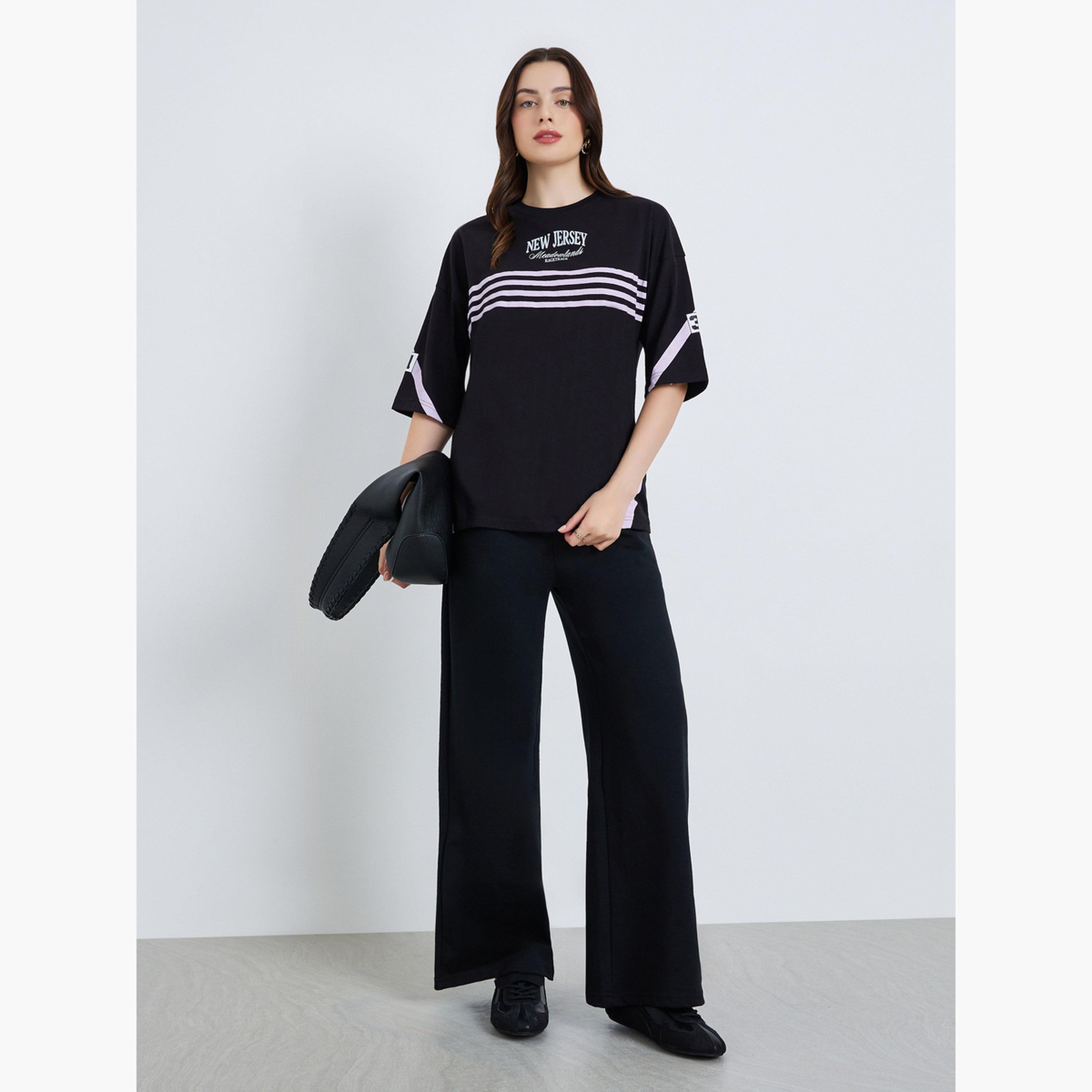 طقم قميص بأزرار وبنطلون-women-clothing-tshirts-image-2
