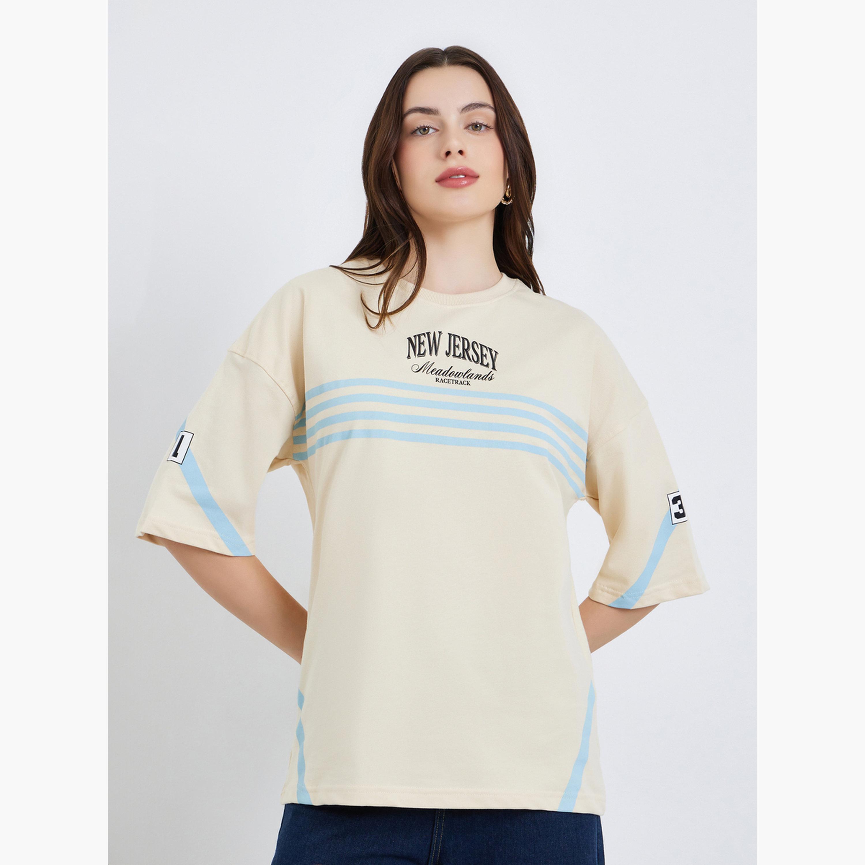 Styli Women Printed Oversized 100% Cotton T-Shirt-women-clothing-tshirts-image-1
