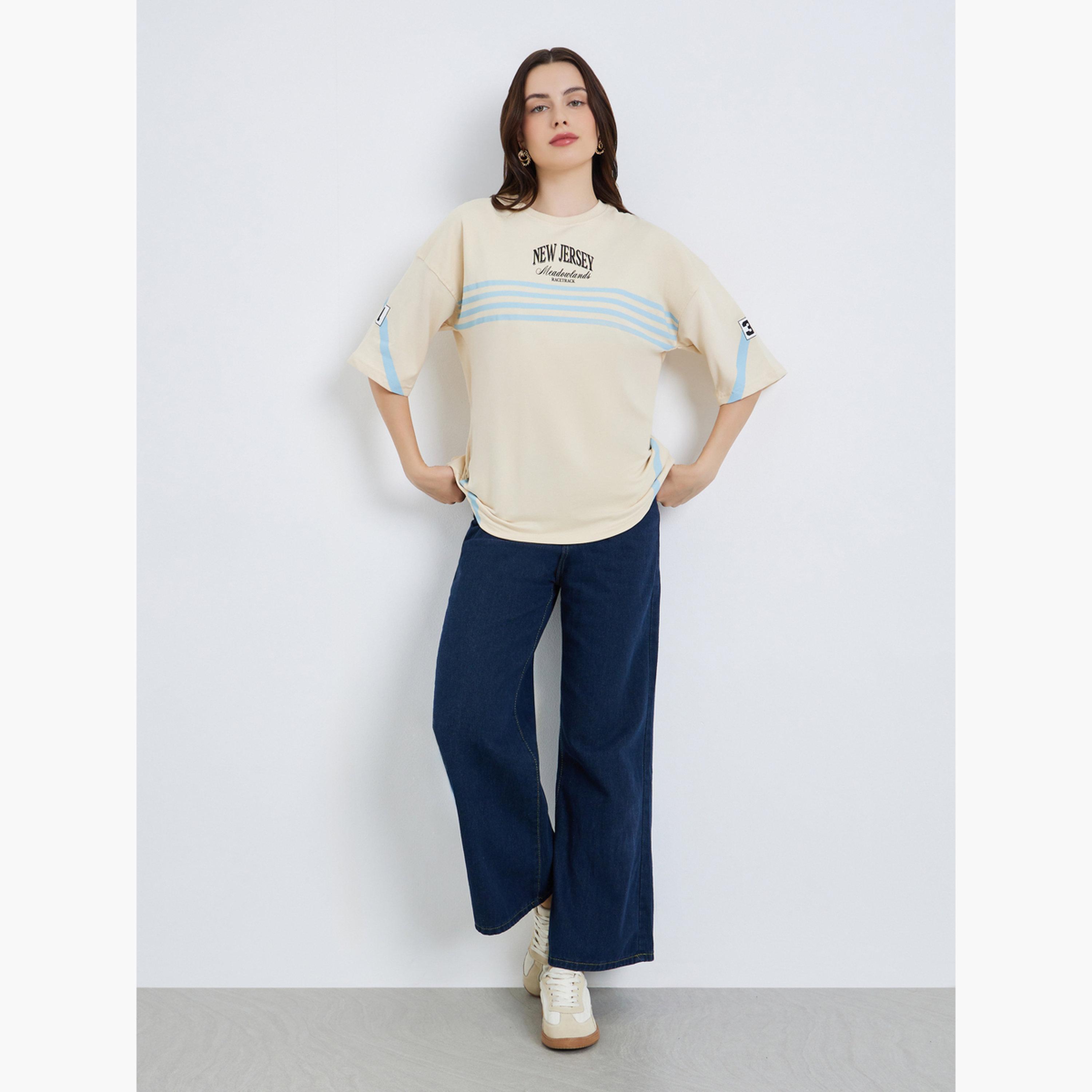 طقم قميص بأزرار وبنطلون-women-clothing-tshirts-image-2