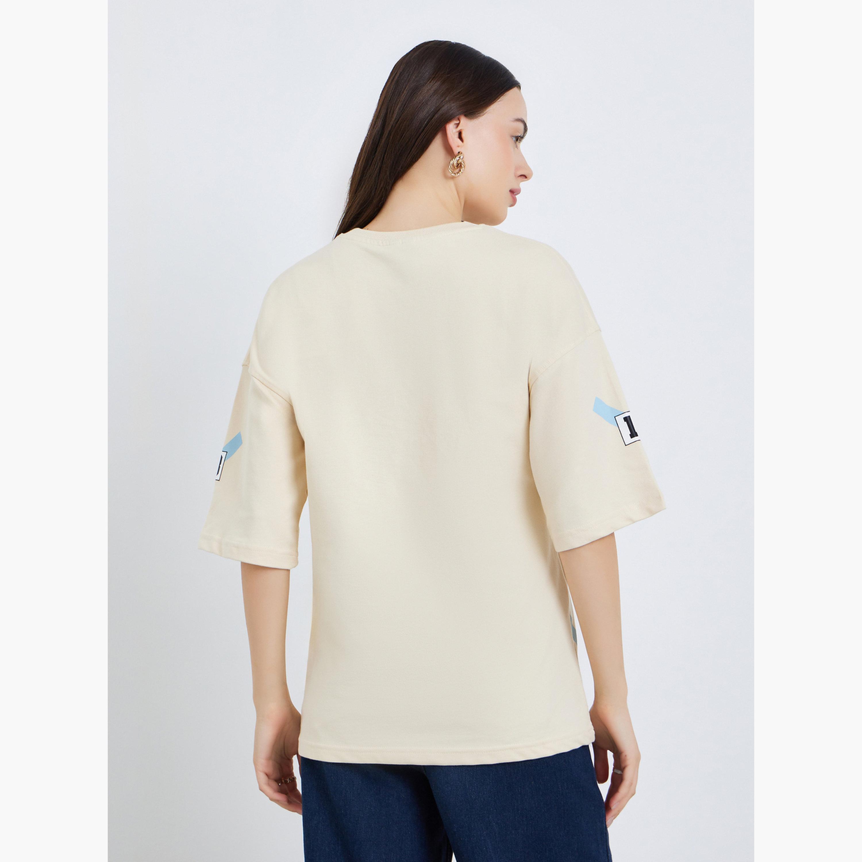 Styli Women Printed Oversized 100% Cotton T-Shirt-women-clothing-tshirts-image-4